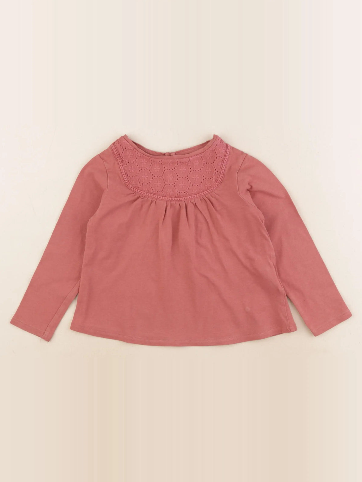 Vertbaudet - tee-shirt rose - 4 ans