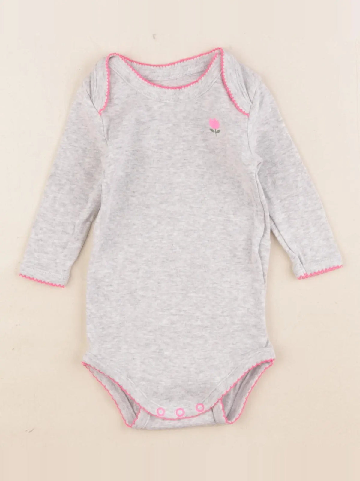 Boutchou - body gris - 6 mois