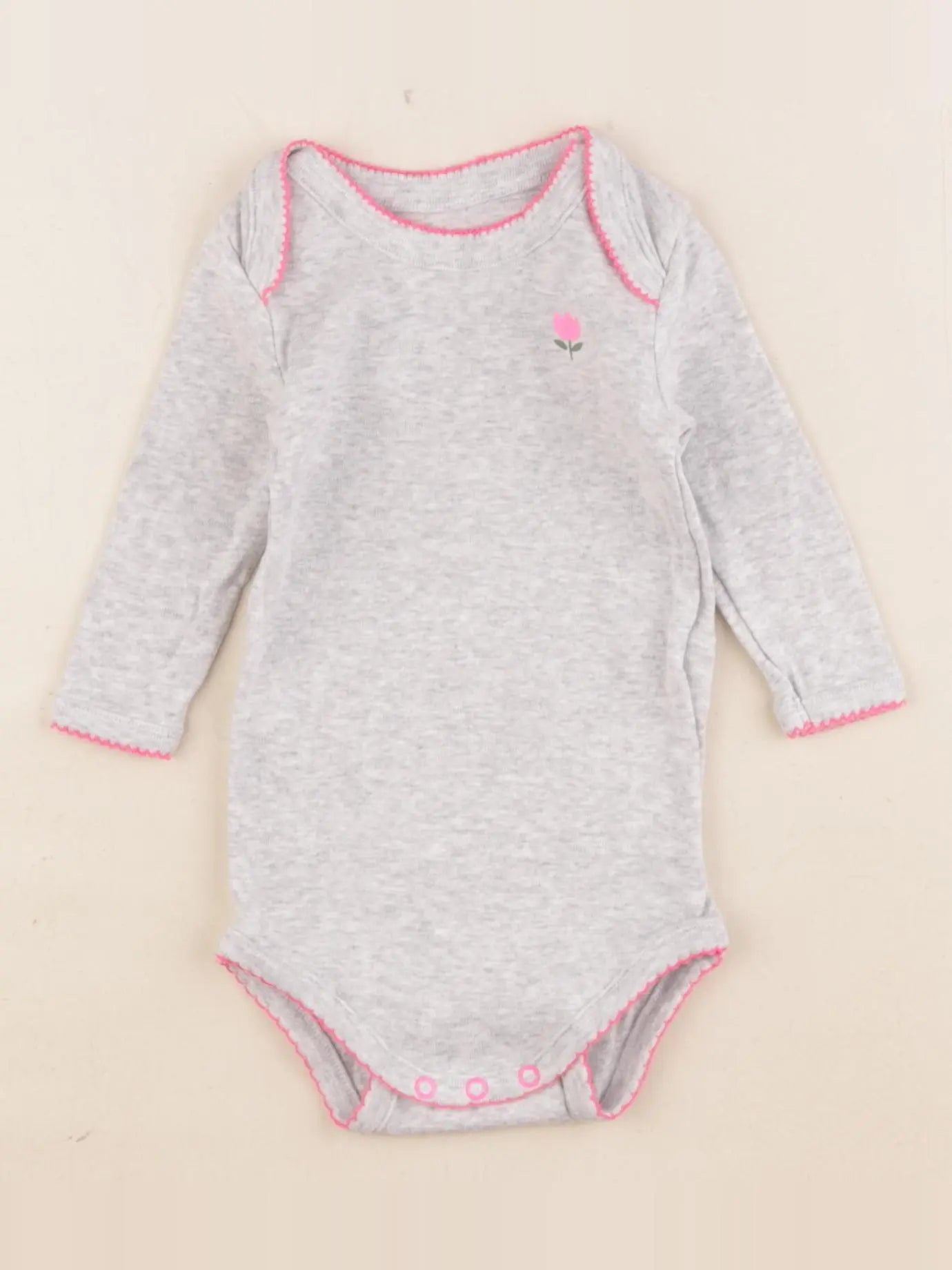 Boutchou - body gris - 6 mois