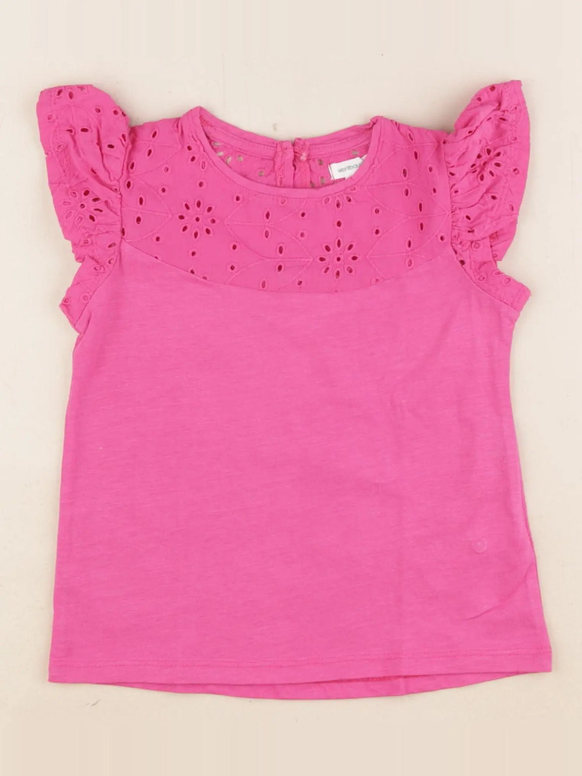 Vertbaudet - tee-shirt rose - 5 ans