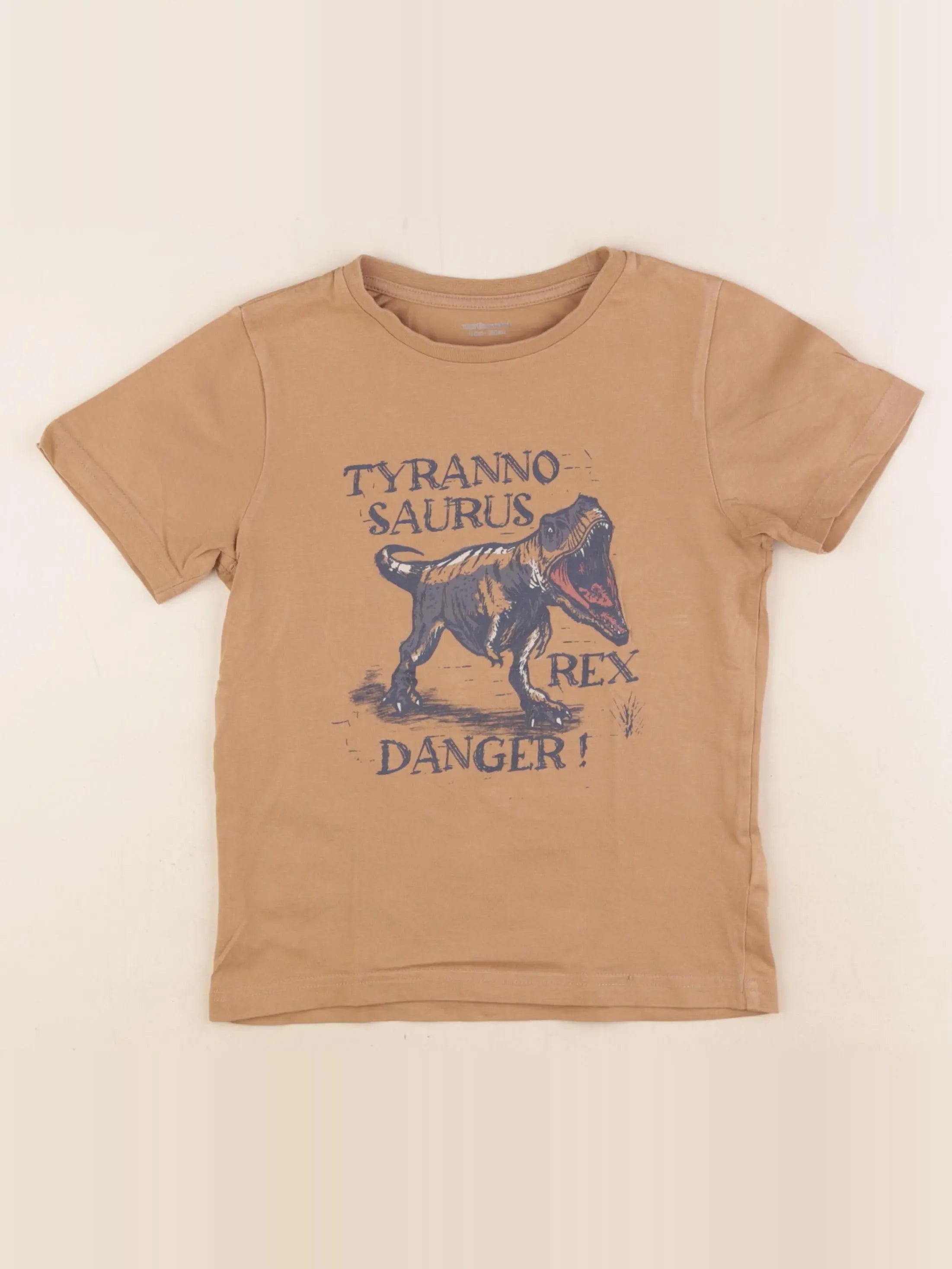 Vertbaudet - tee-shirt marron - 8 ans