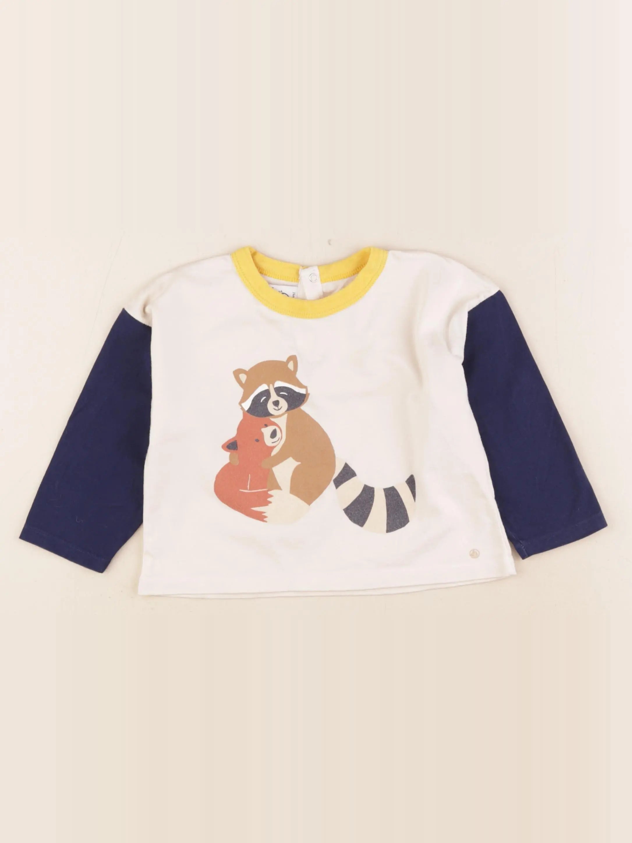 Petit Bateau - tee-shirt beige - 24 mois