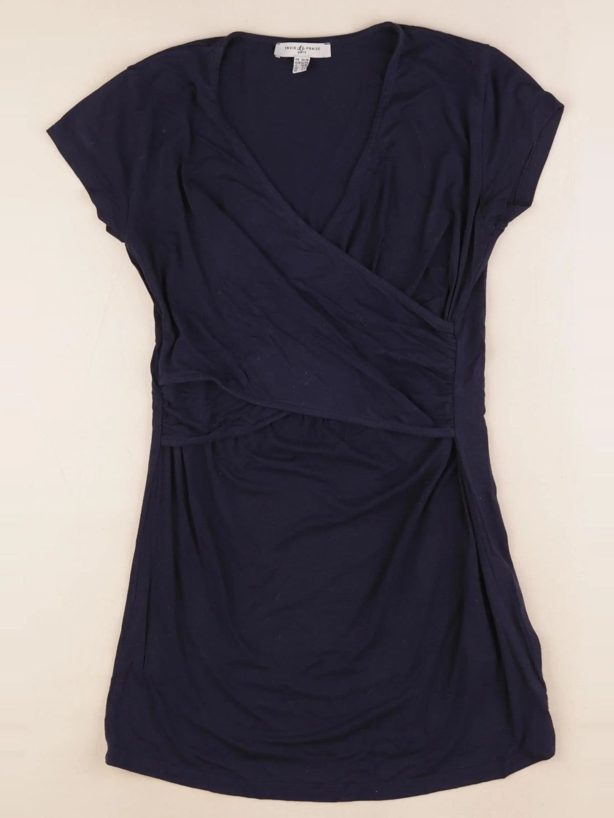 Envie de fraise - tee-shirt allaitement, grossesse bleu - 34 à 36