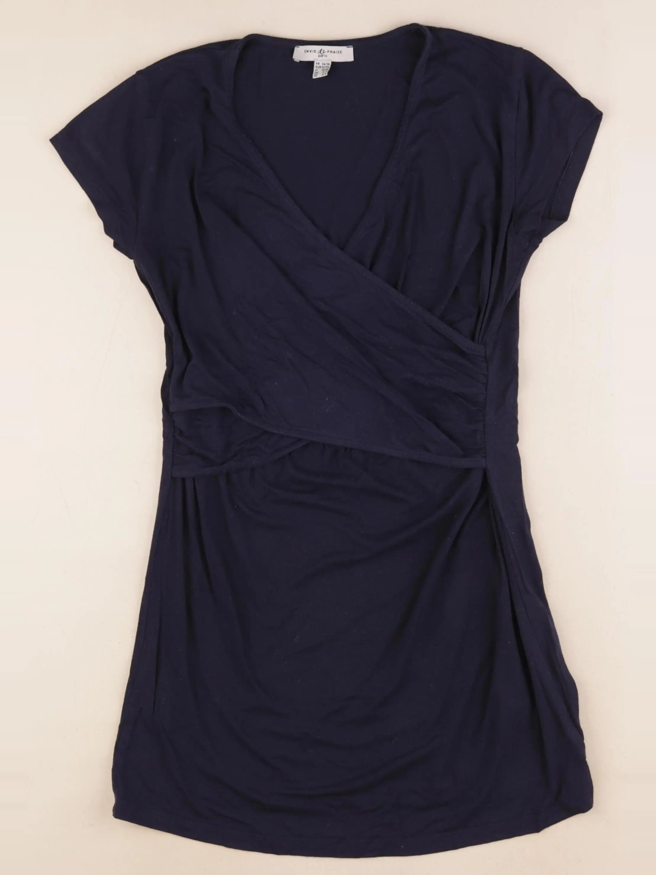 Envie de fraise - tee-shirt allaitement, grossesse bleu - 34 à 36