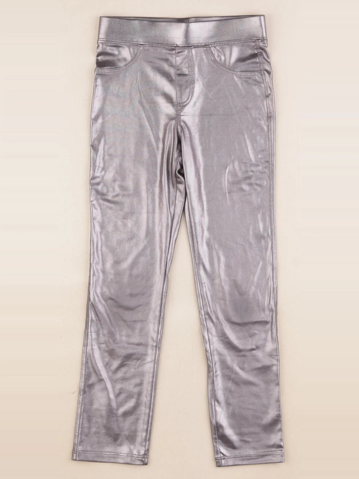 Zara - jegging argent - 6 ans