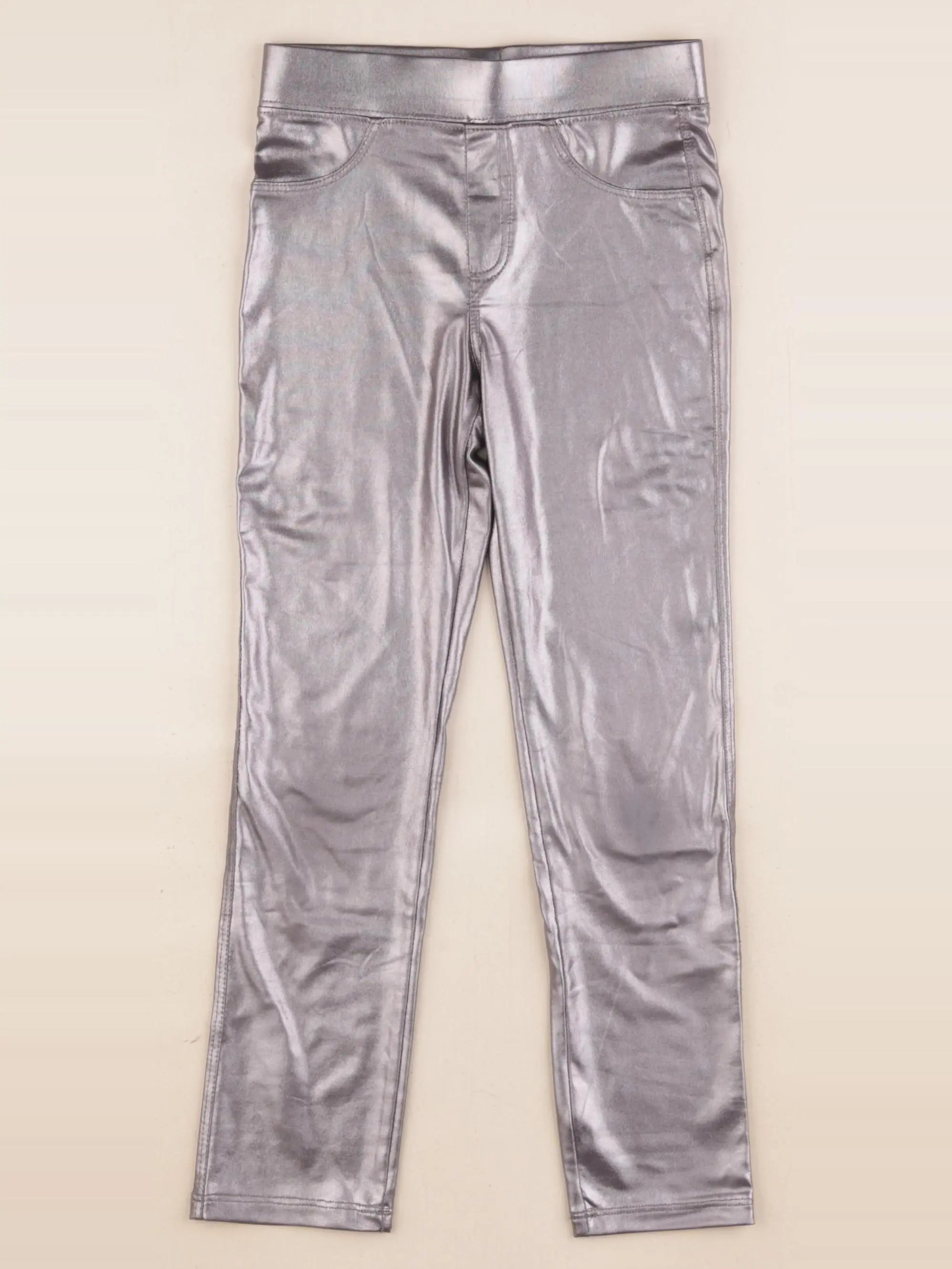 Zara - jegging argent - 6 ans