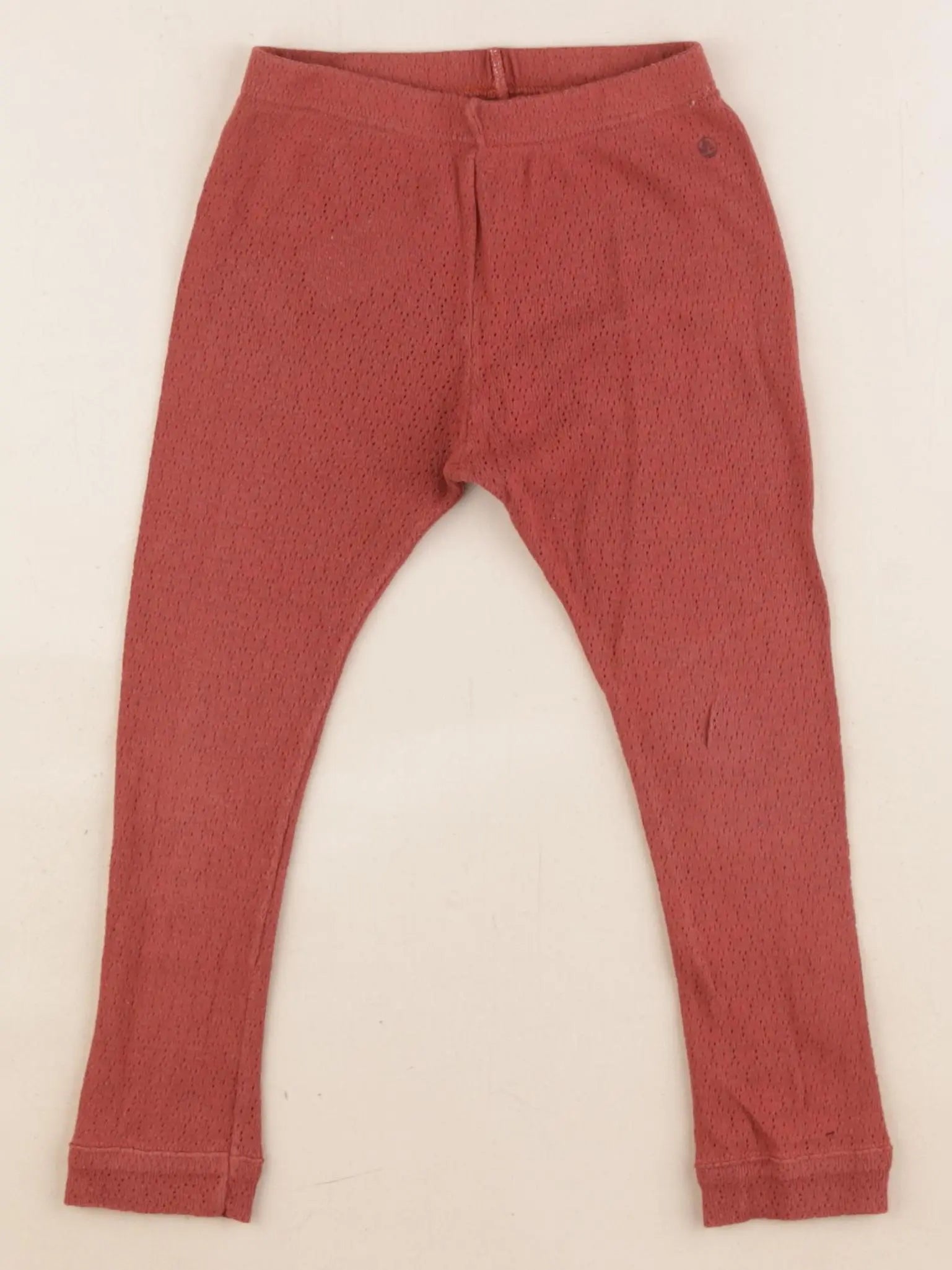 Petit Bateau - legging rouge - 36 mois