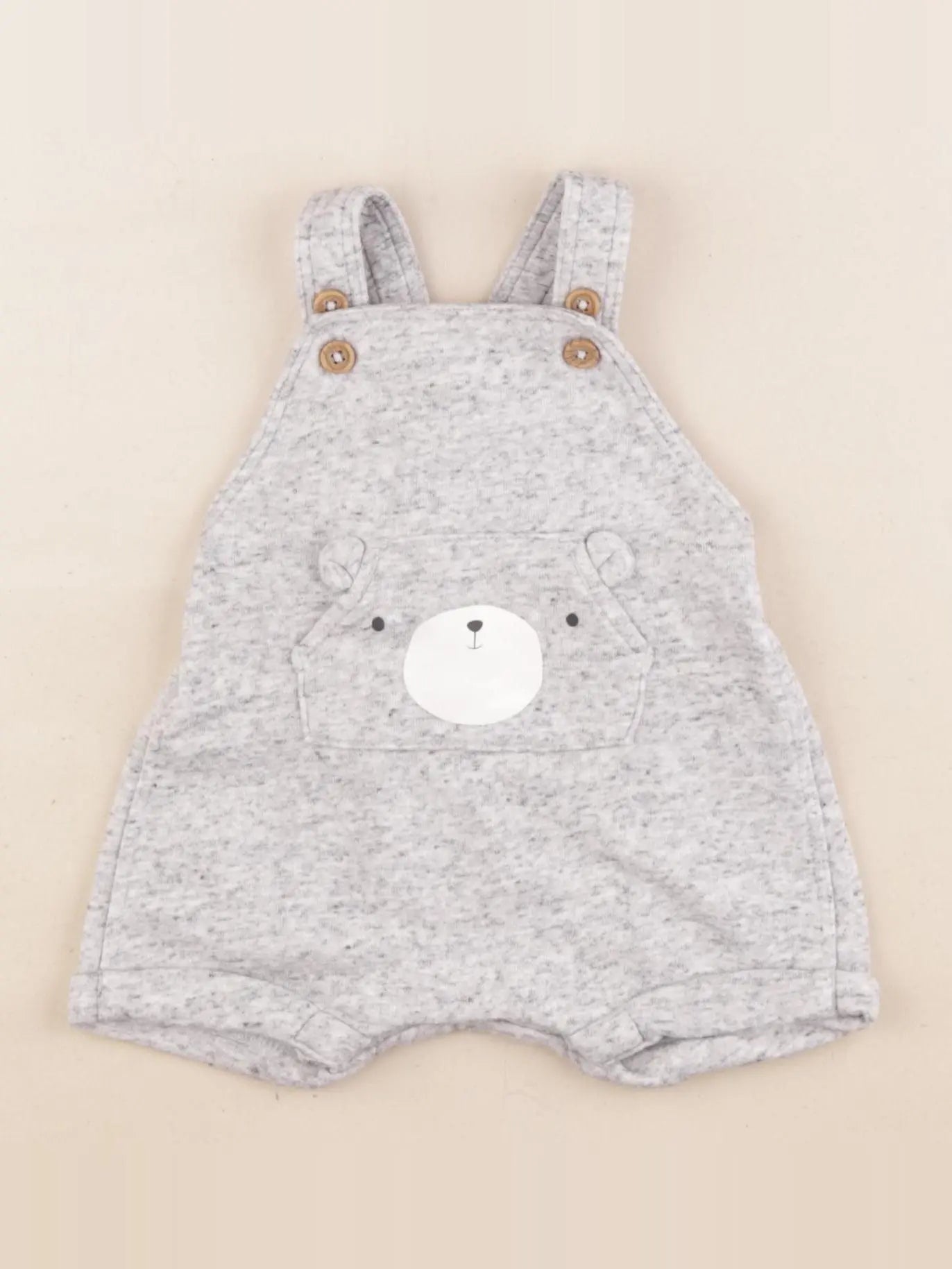 H&M - salopette gris - 0/1 mois