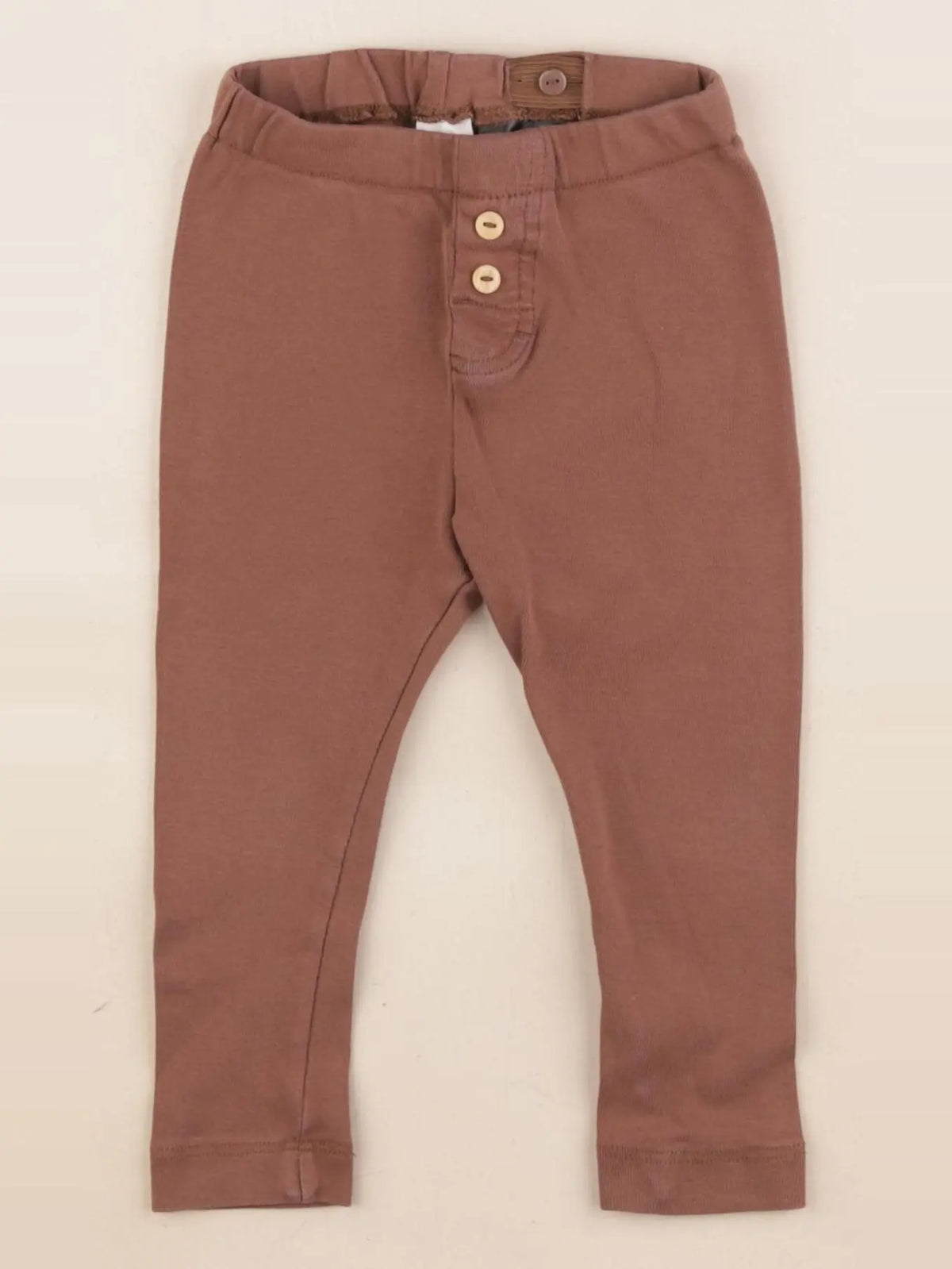 H&M - legging marron - 12/18 mois