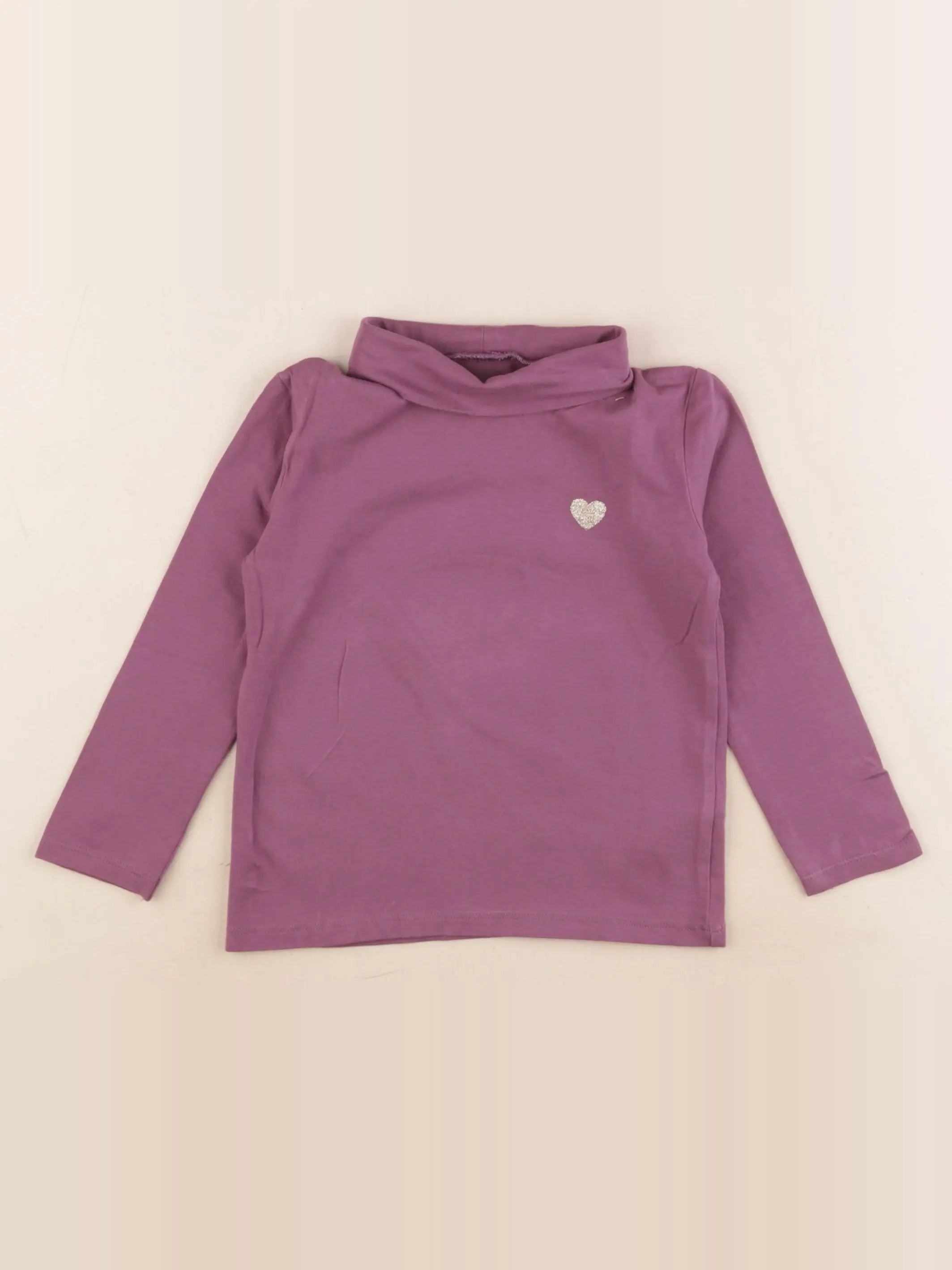 Vertbaudet - sous-pull violet - 3 ans
