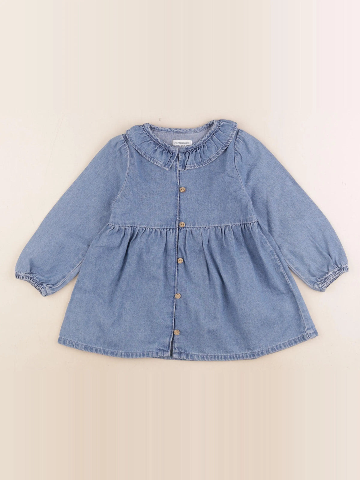 Vertbaudet - robe bleu - 36 mois