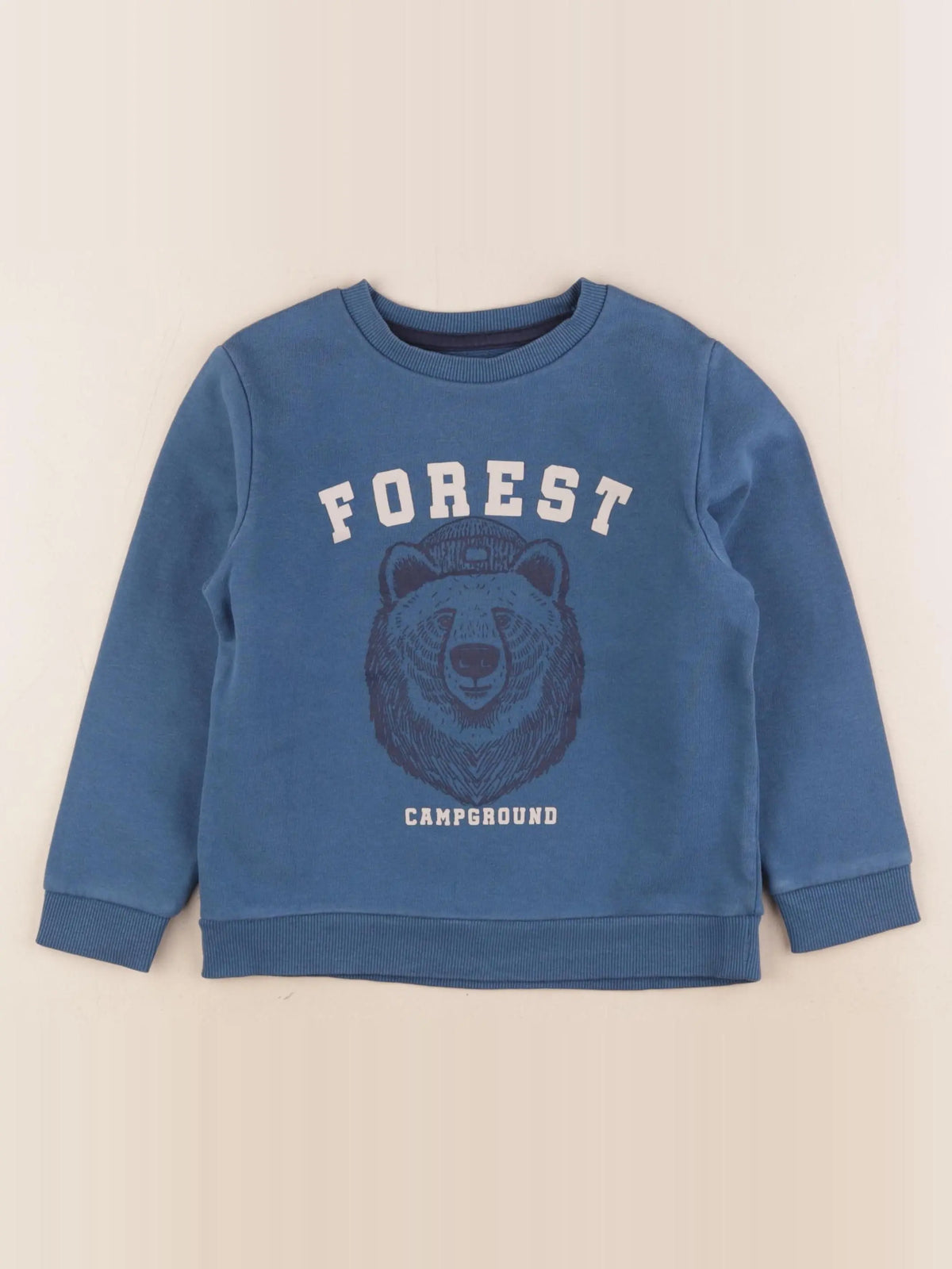 Vertbaudet - sweat bleu - 5 ans