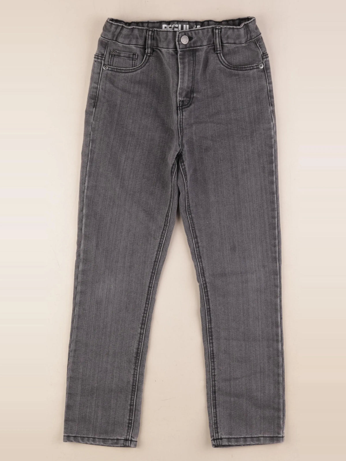 Vertbaudet - jean gris - 10 ans