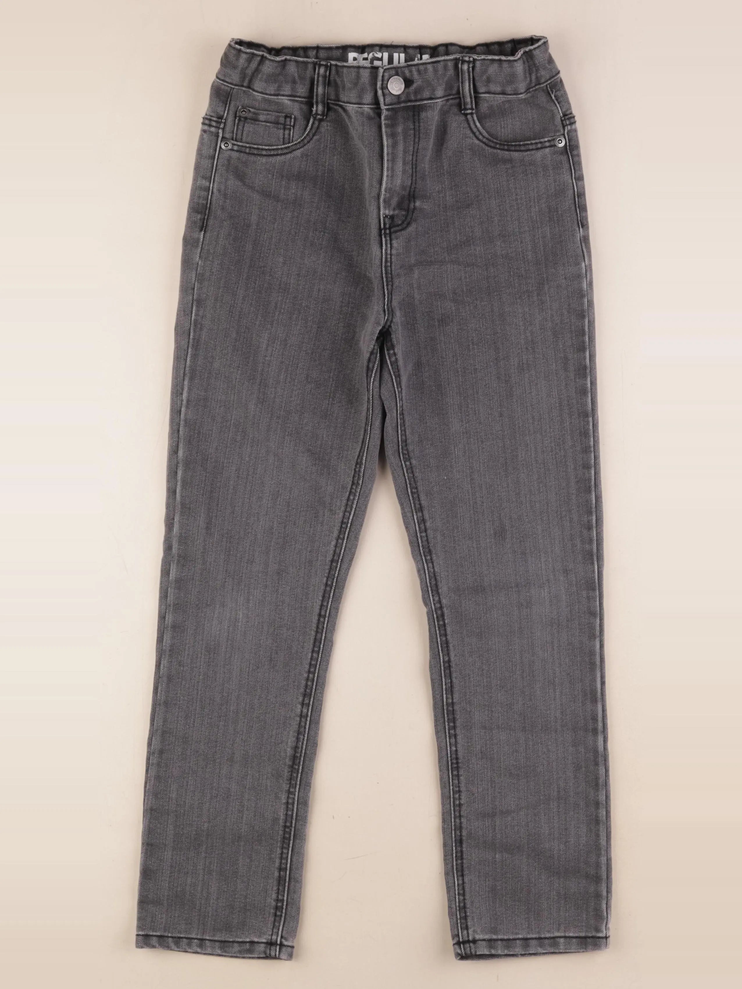 Vertbaudet - jean gris - 10 ans