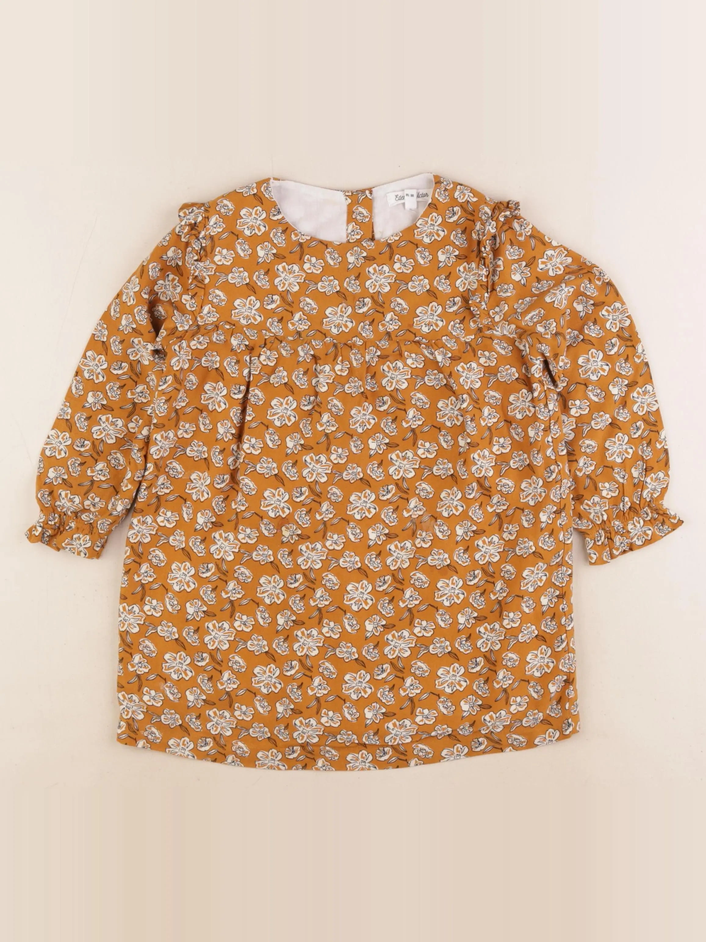Eden & Victor - robe marron - 3 ans