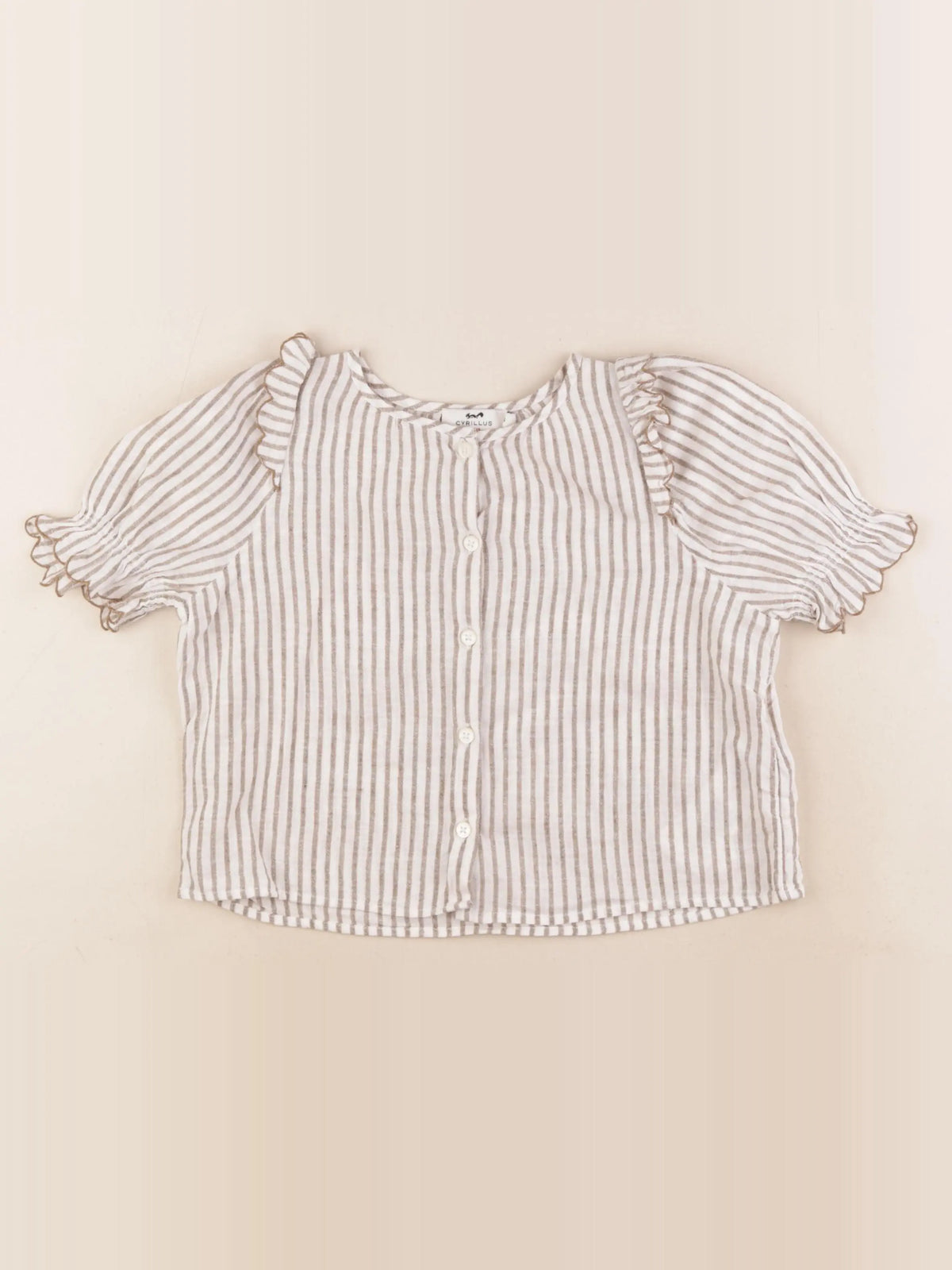 Cyrillus - blouse beige - 4 ans