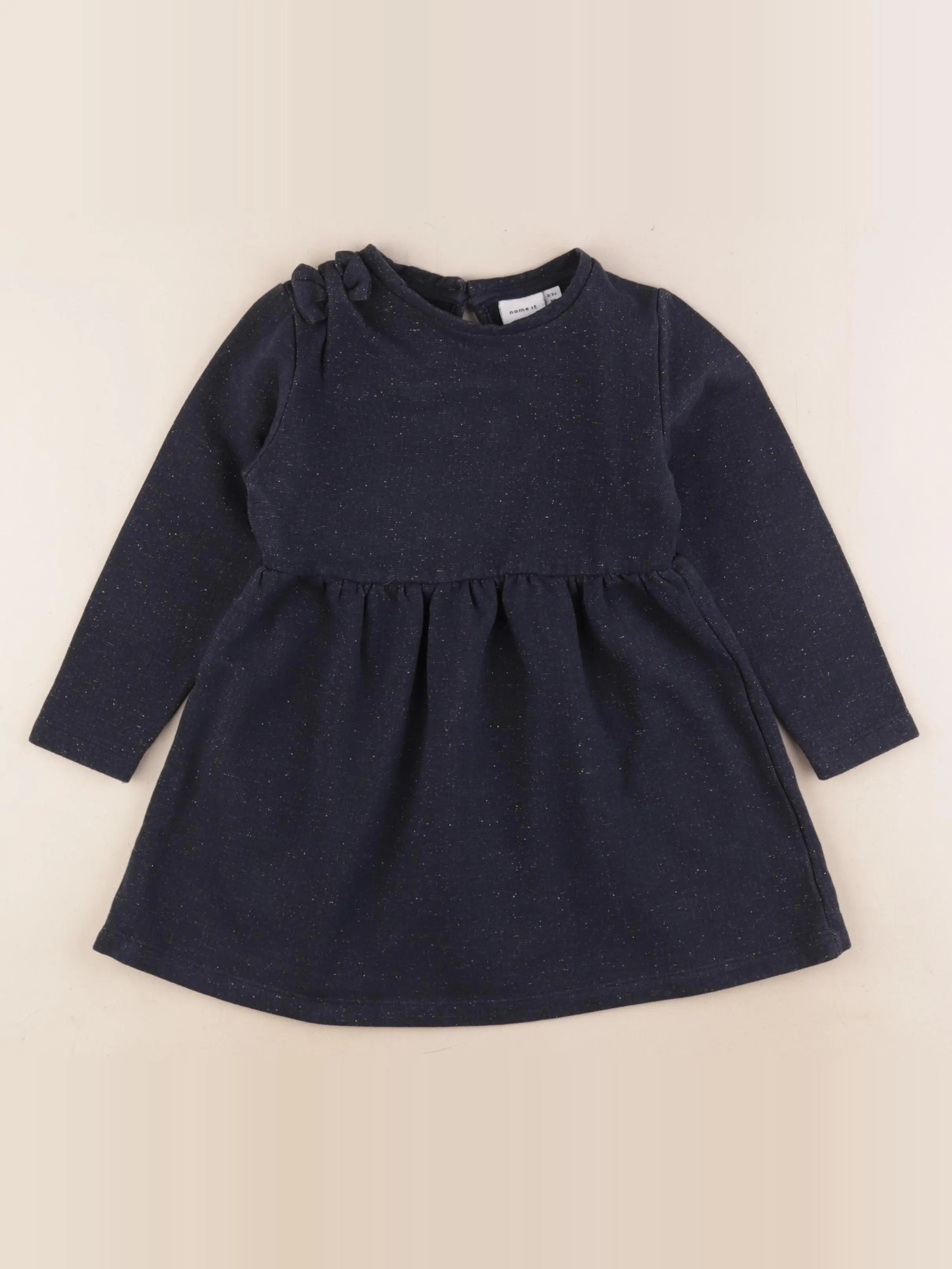Name it - robe bleu, or - 2/3 ans