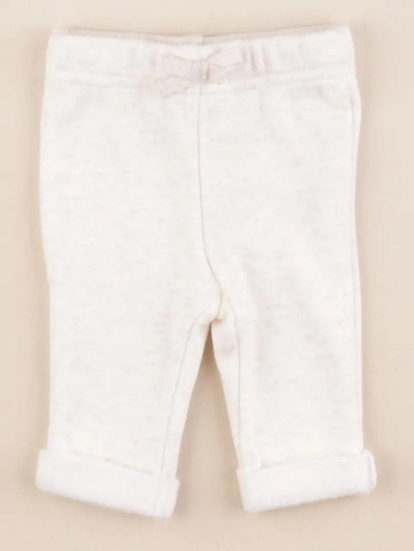 Tape à l'oeil - legging doublé beige - 1 mois
