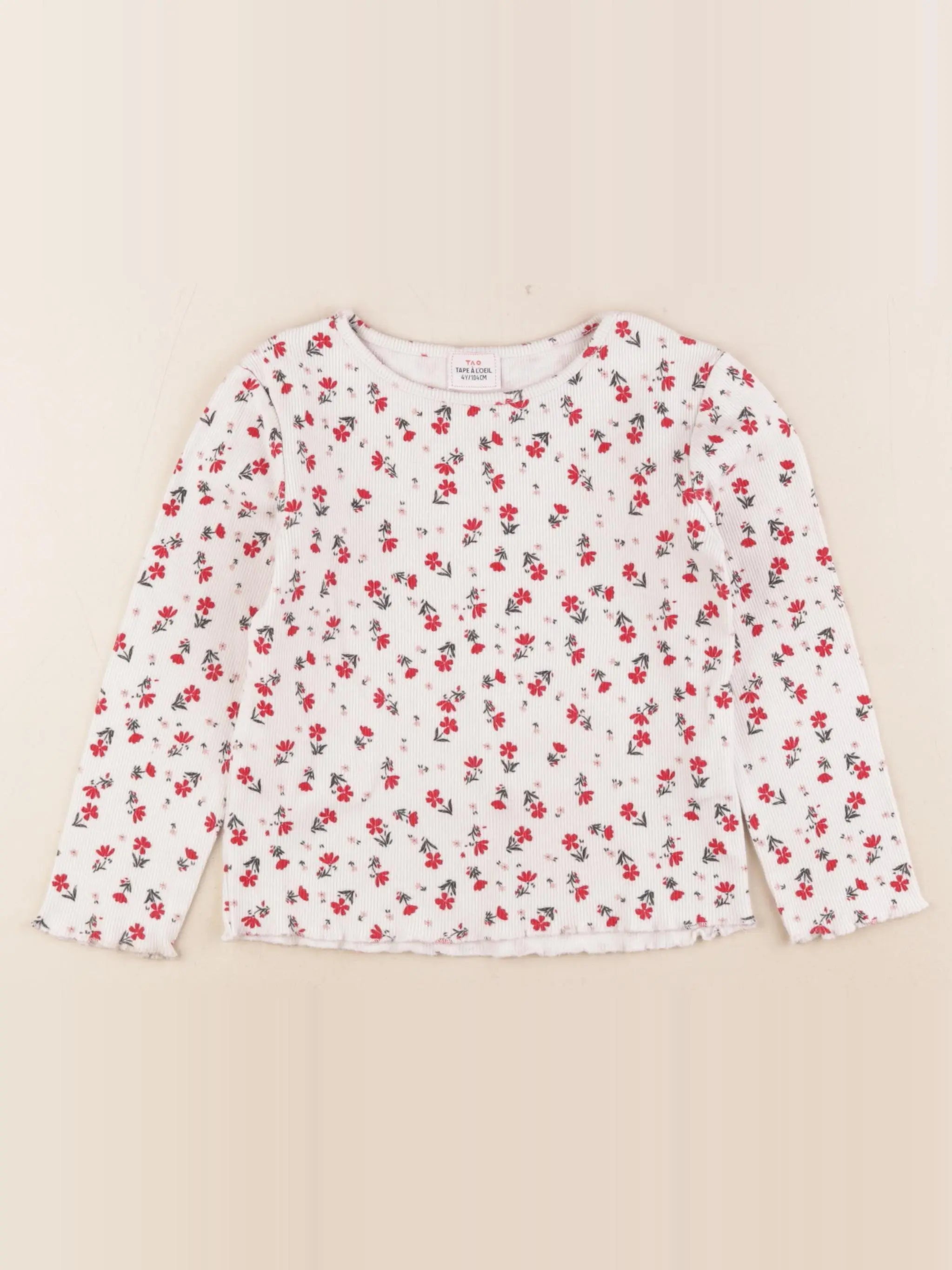 Tape à l'oeil - tee-shirt blanc - 4 ans