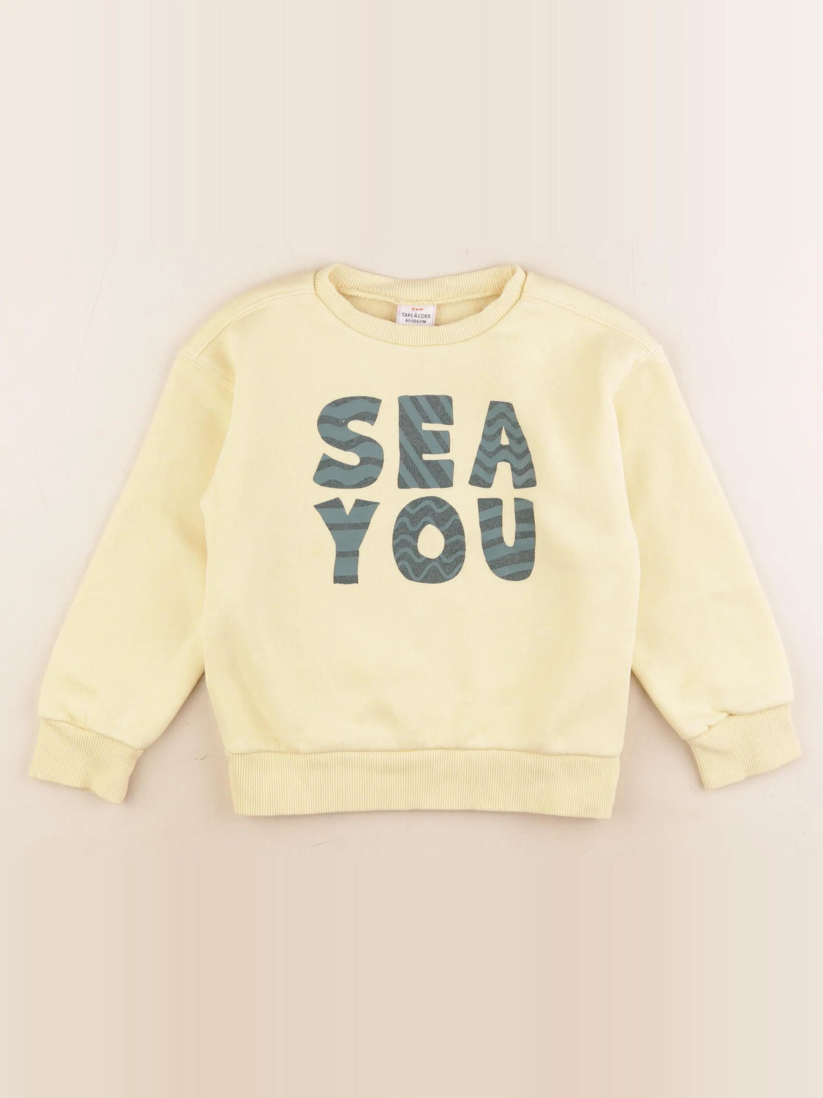 Tape à l'oeil - sweat jaune - 4 ans
