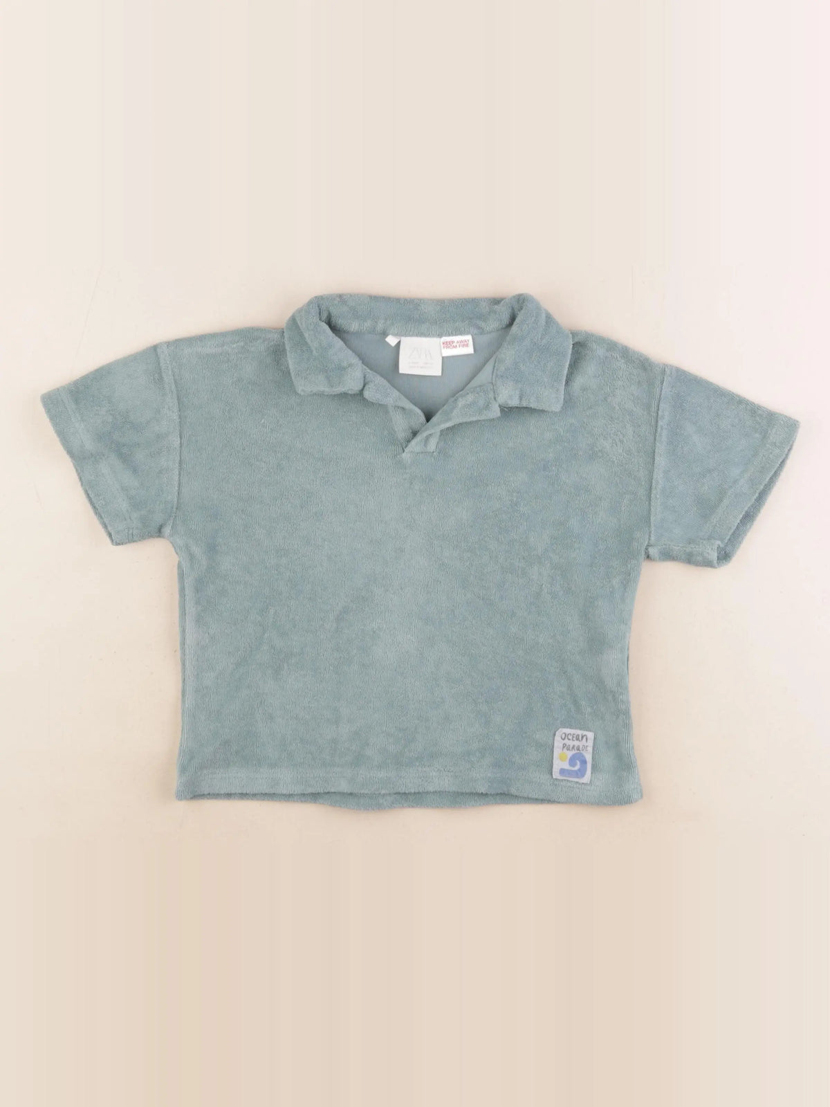 Zara - polo vert - 4 ans