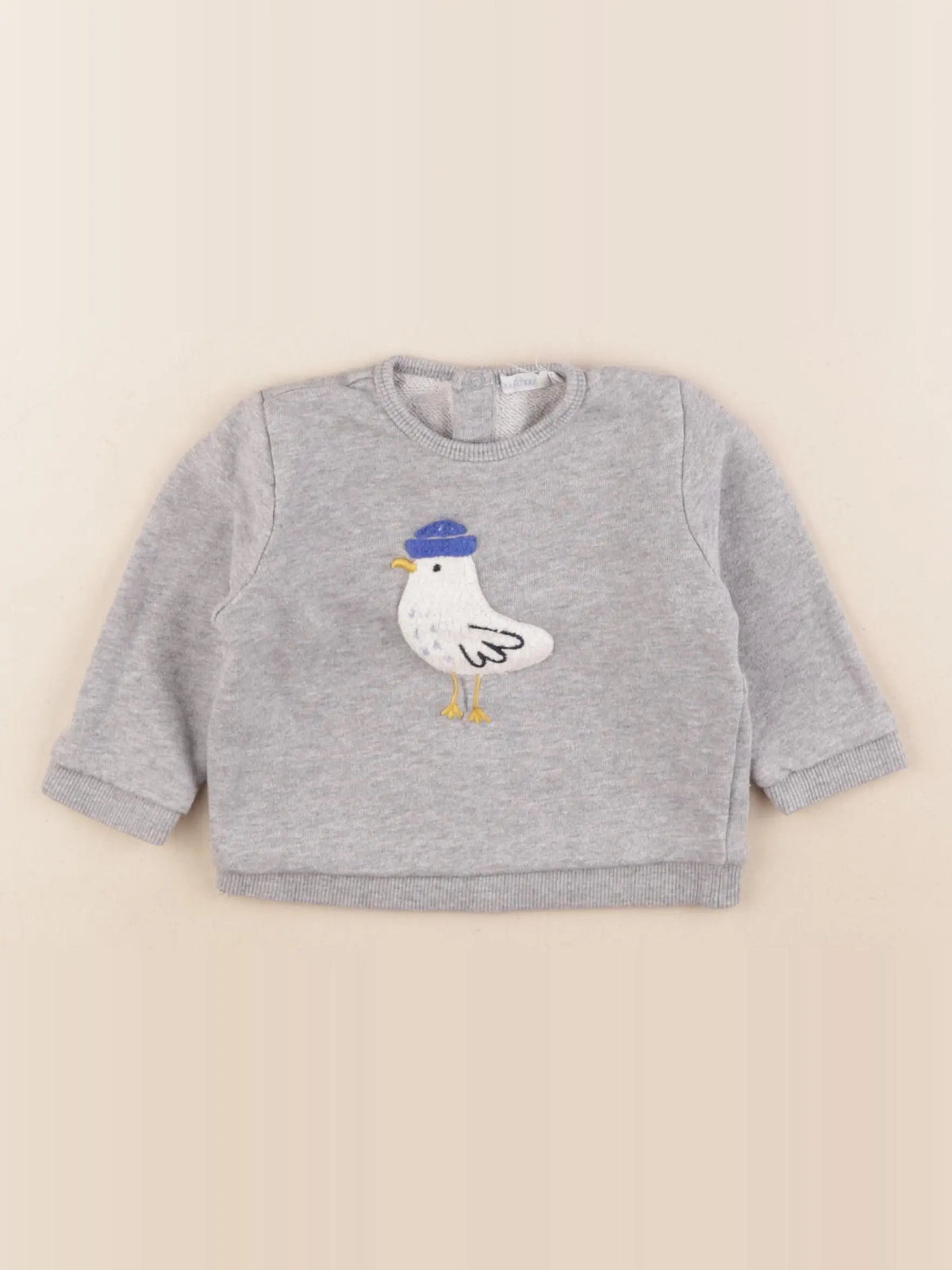 Boutchou - sweat gris - 9 mois