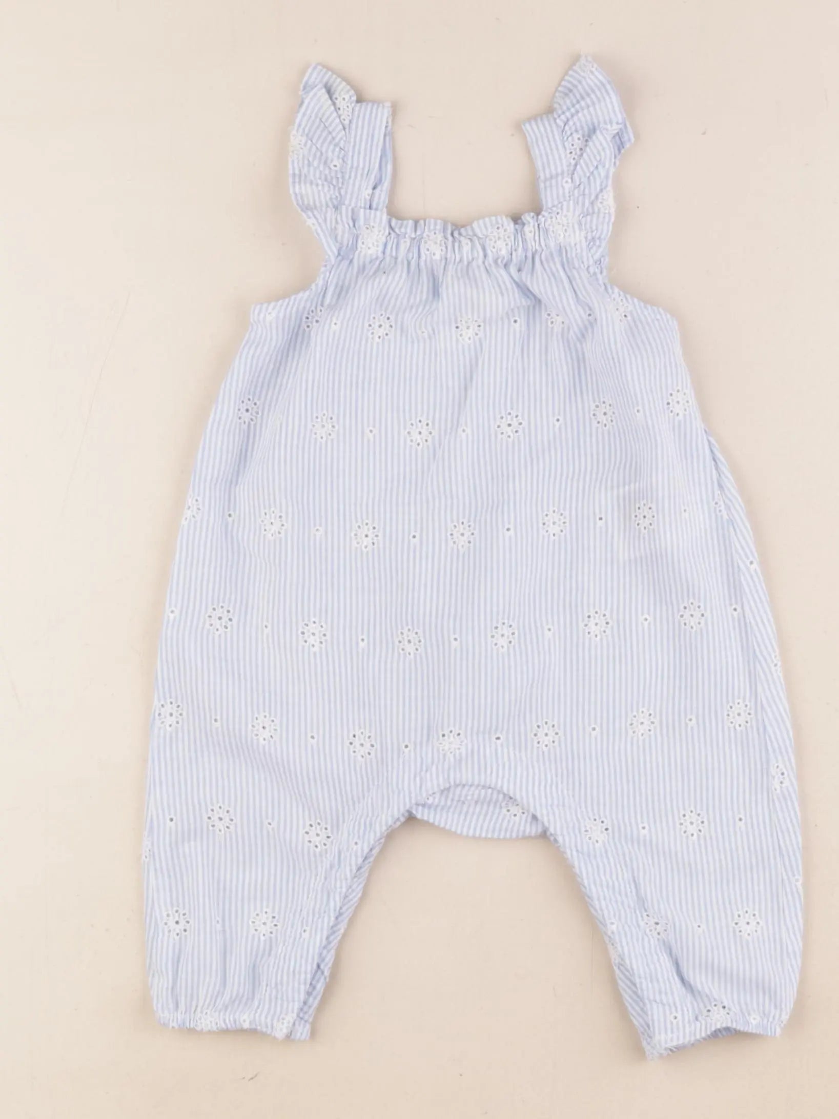 H&M - combinaison bleu - 2/4 mois