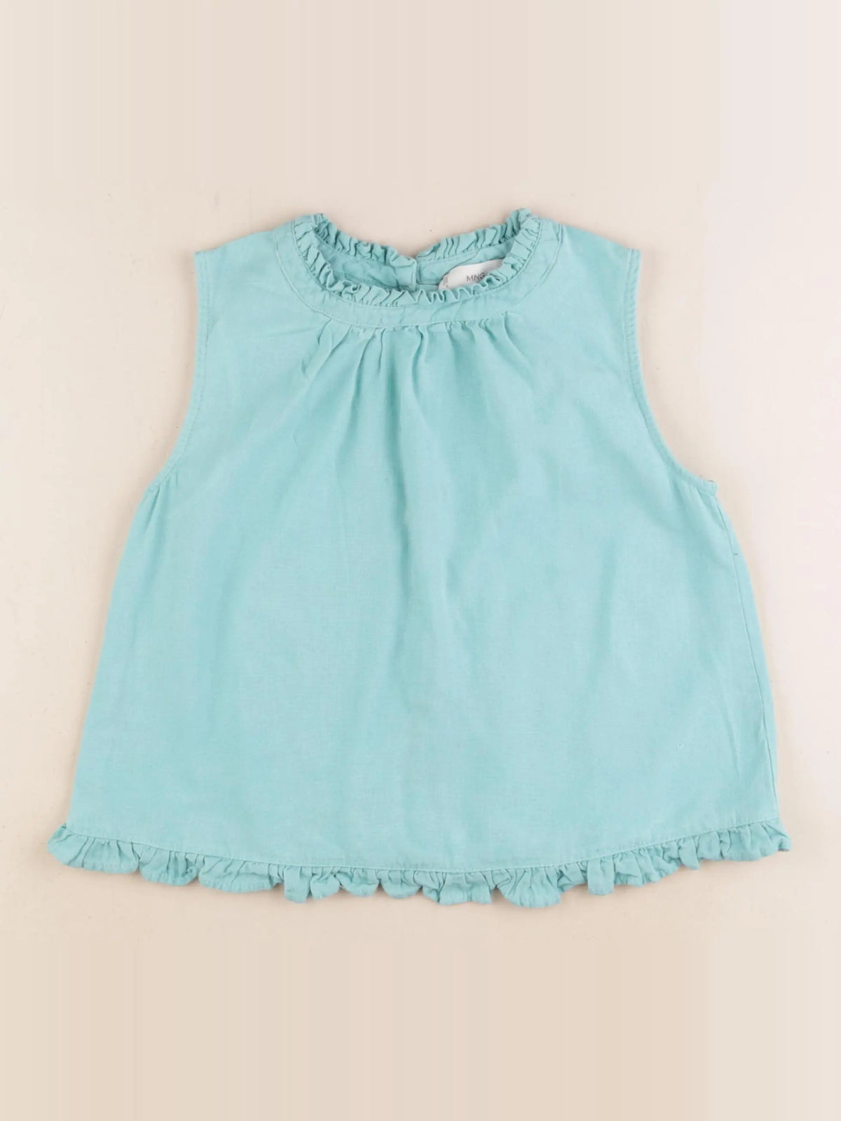 Mango - blouse vert - 10 ans
