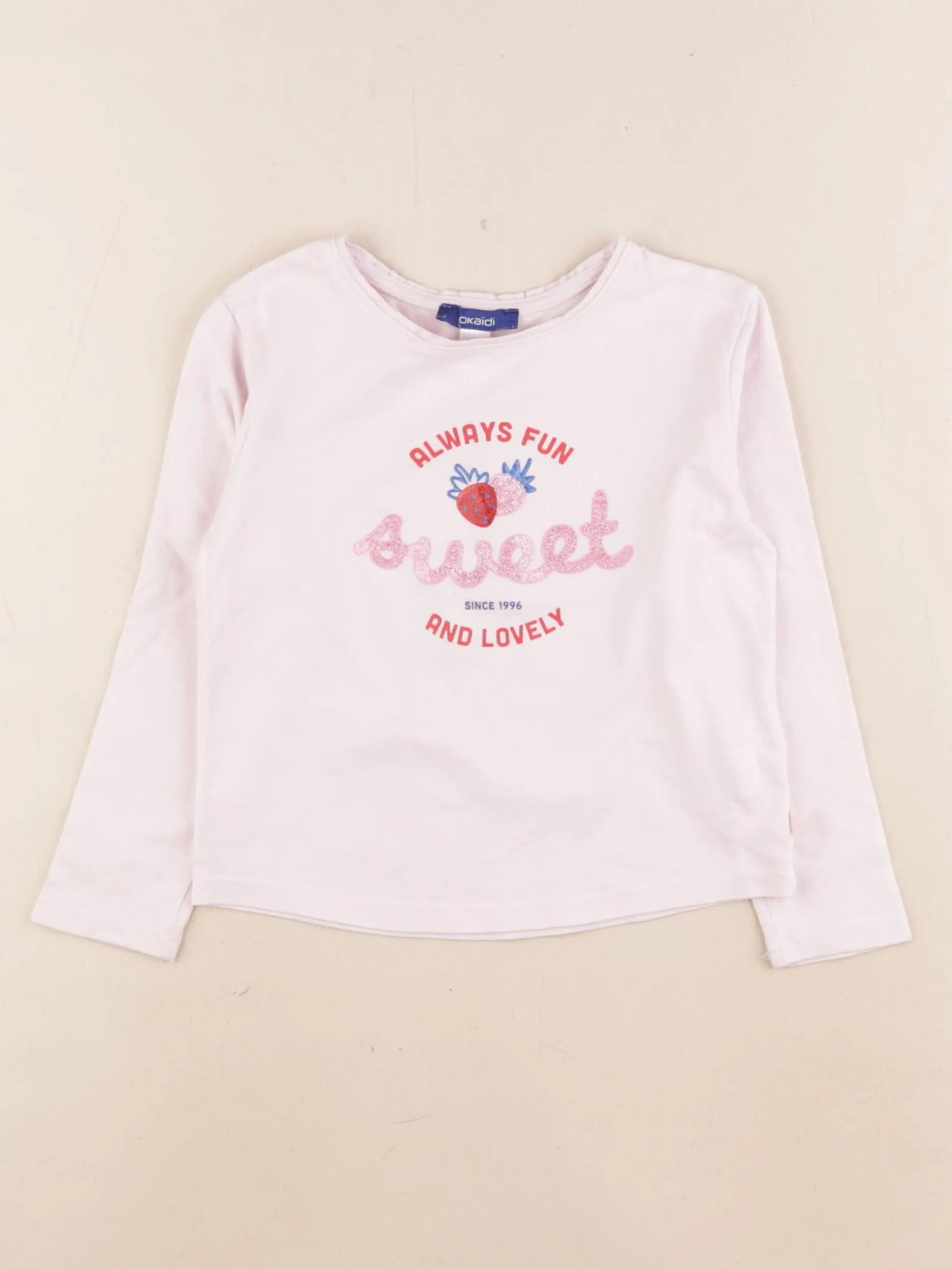Okaidi - tee-shirt rose - 3 ans