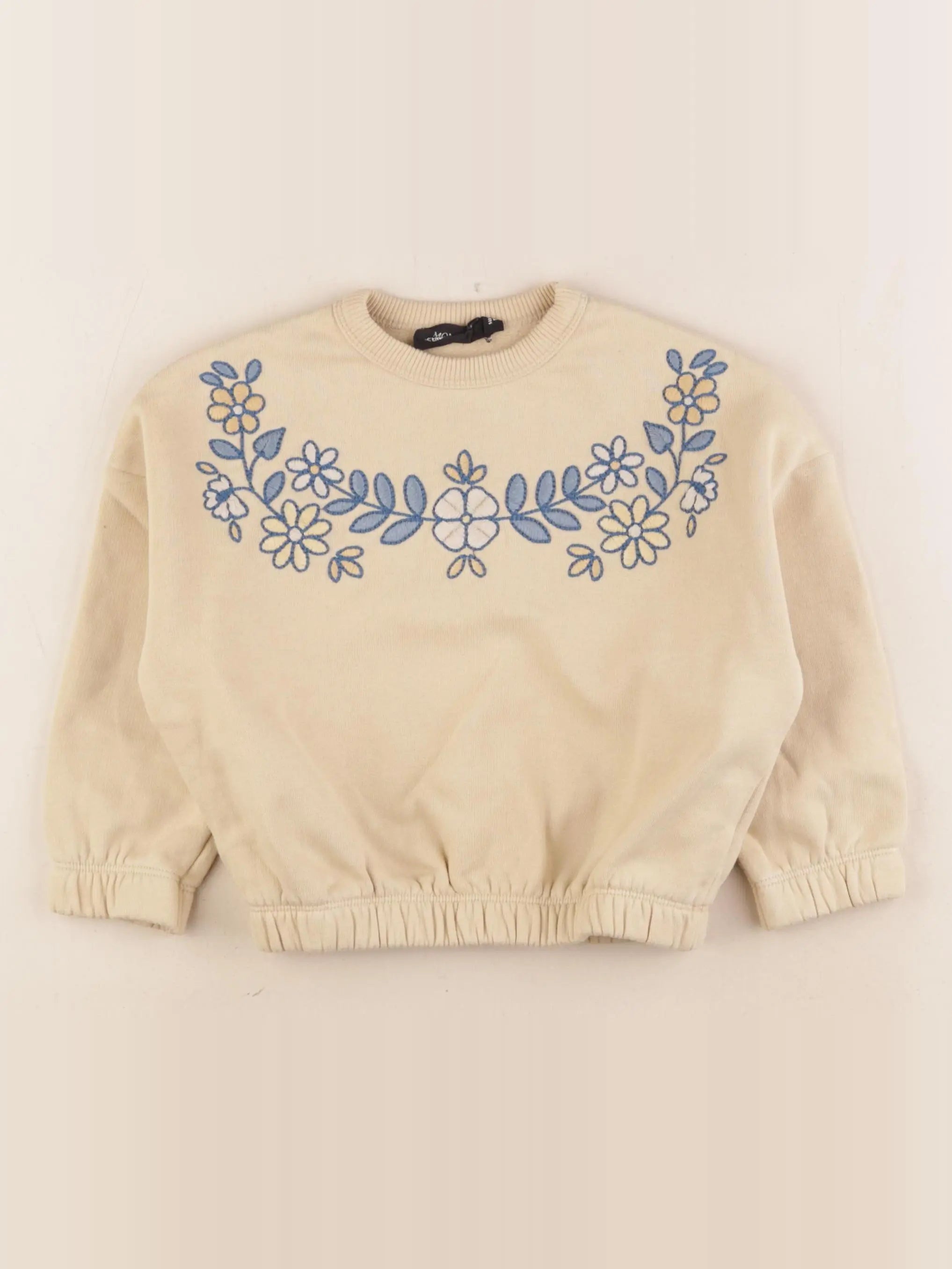 Monoprix - sweat jaune - 3 ans