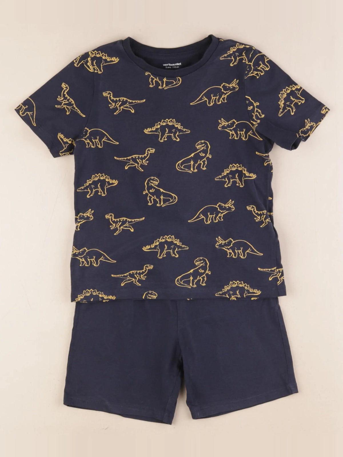 Vertbaudet - pyjama coton bleu - 5 ans