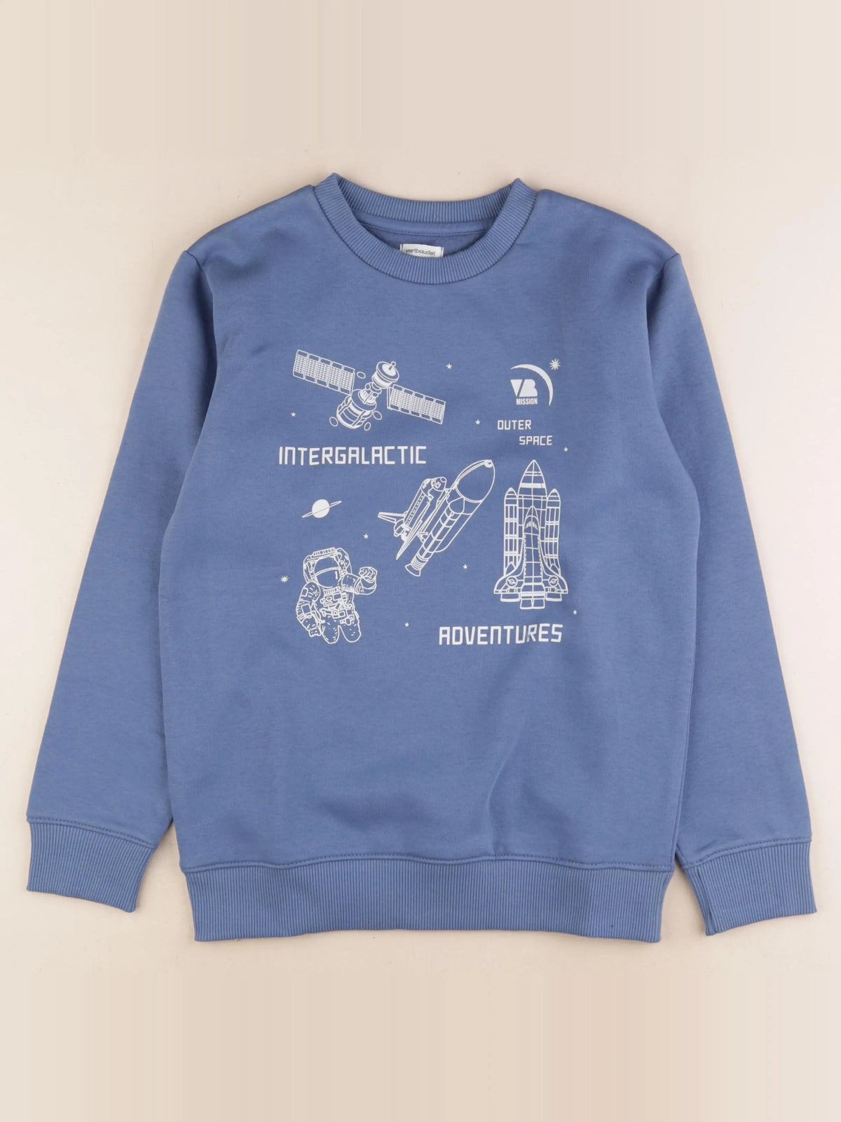 Vertbaudet - sweat bleu - 12 ans