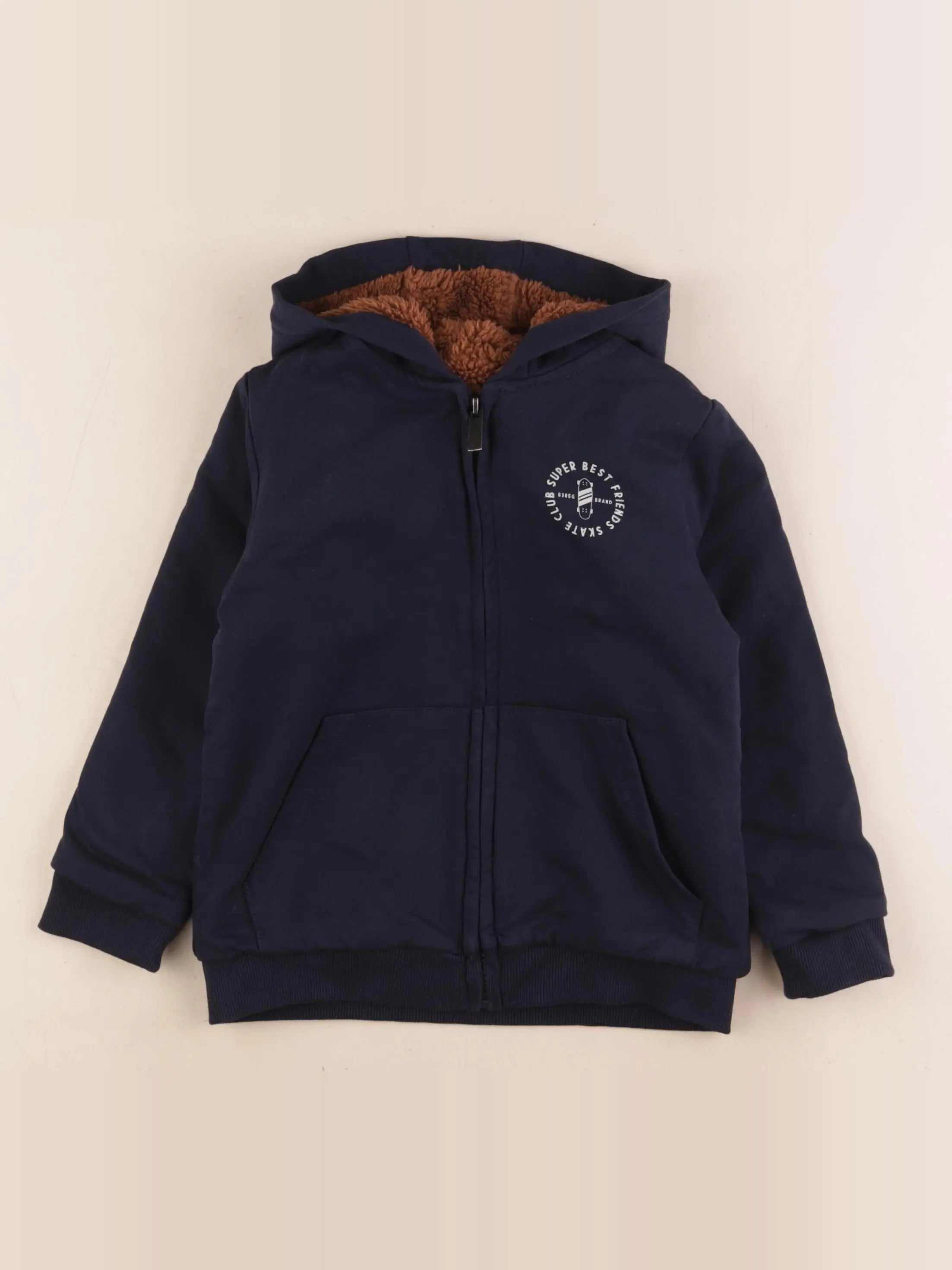 Vertbaudet - sweat bleu - 5 ans