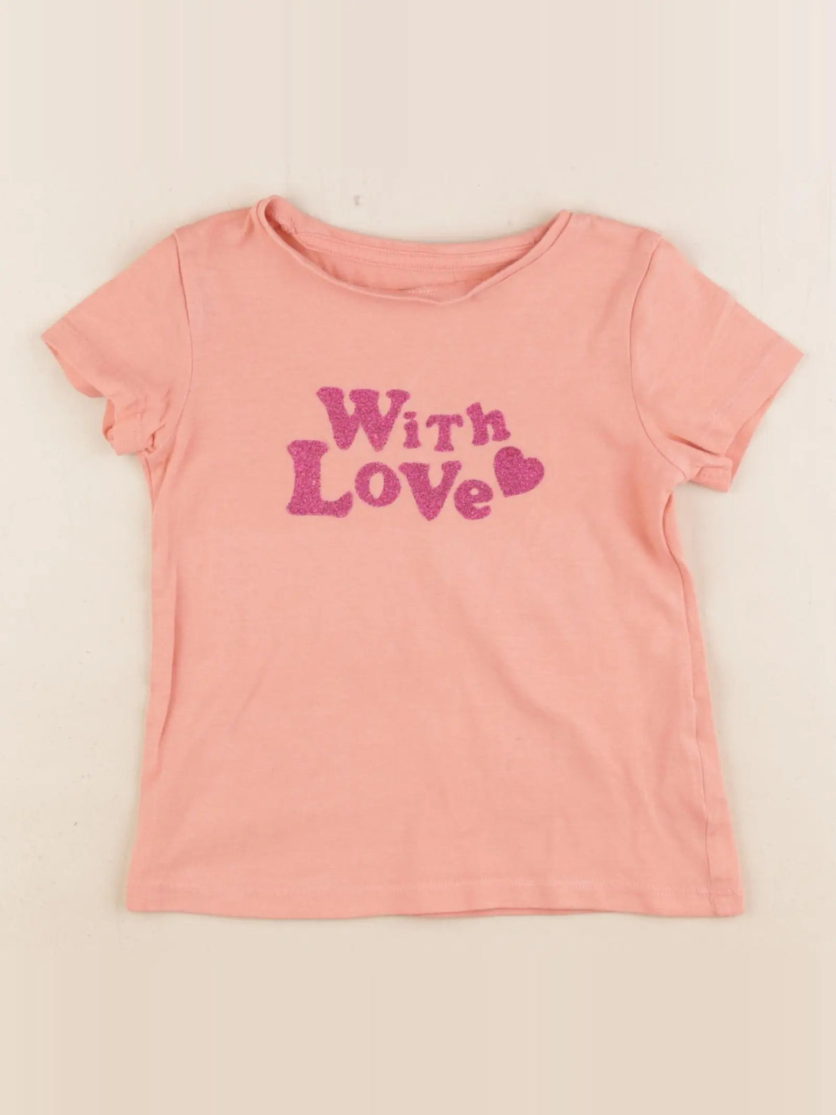 Vertbaudet - tee-shirt orange - 3 ans