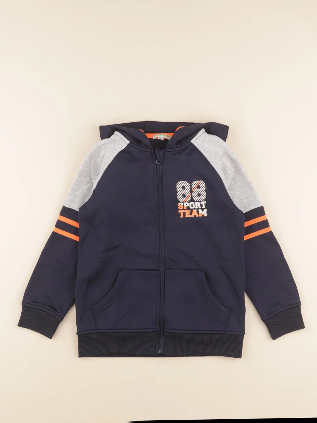 Vertbaudet - sweat bleu - 8 ans