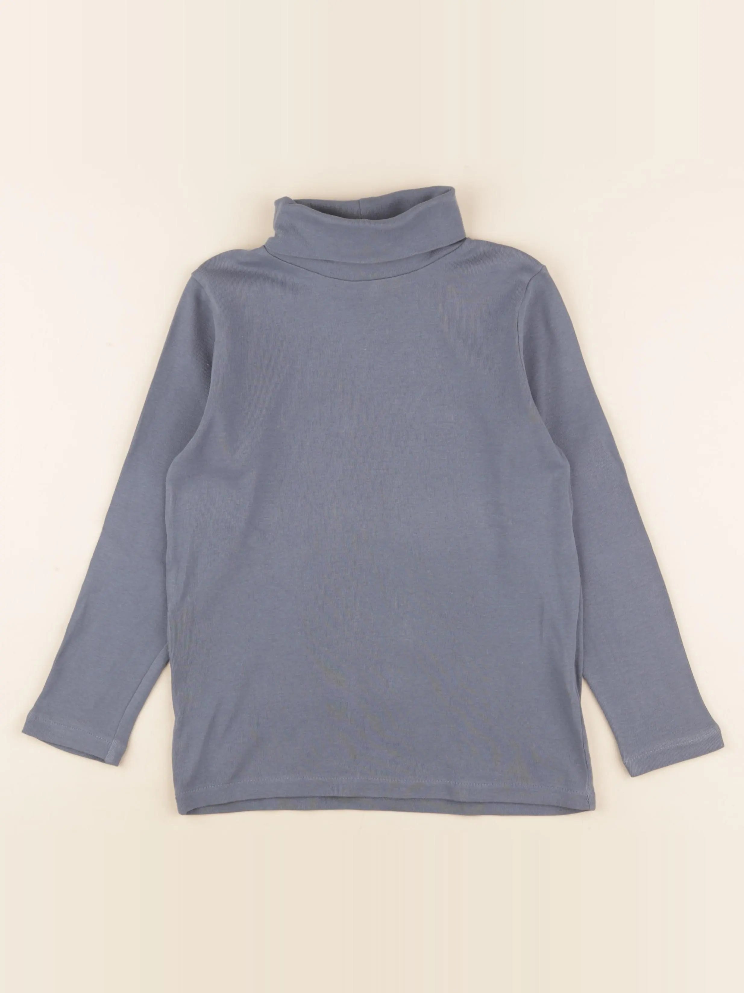 Vertbaudet - sous-pull bleu - 8 ans