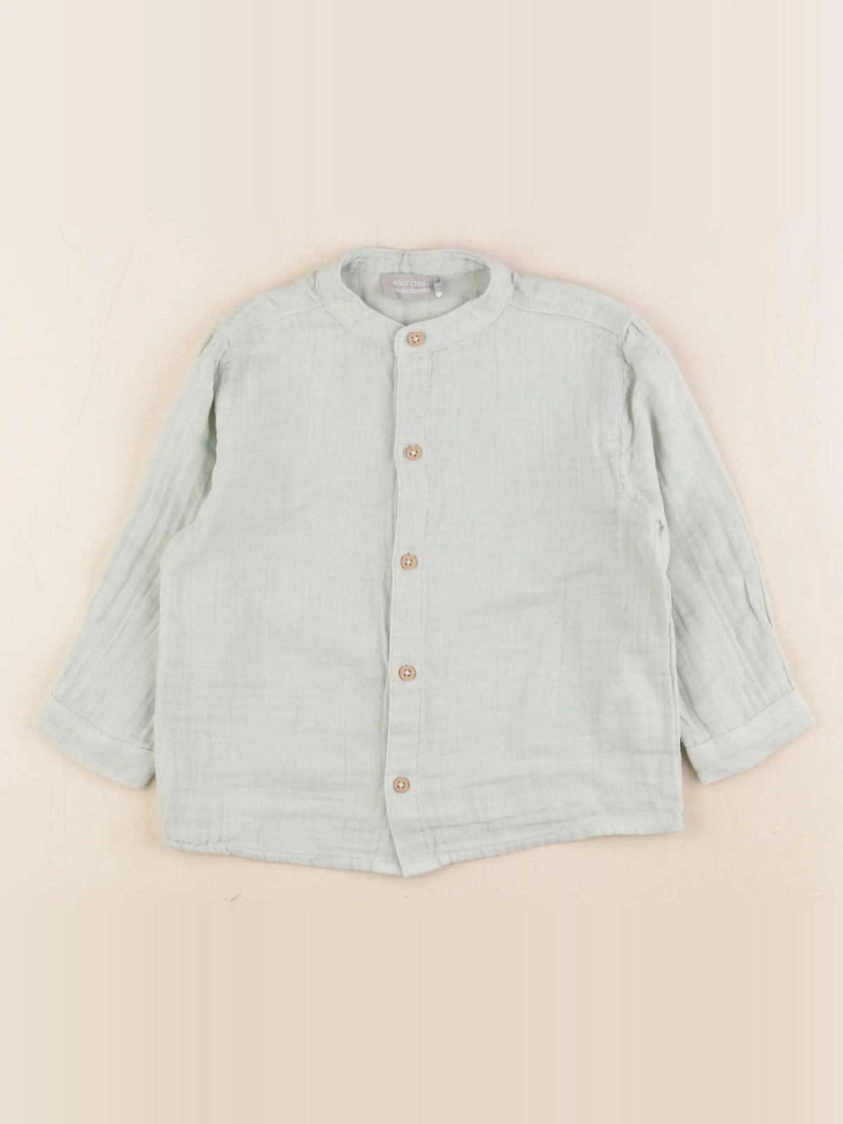 Boutchou - chemise vert - 18 mois