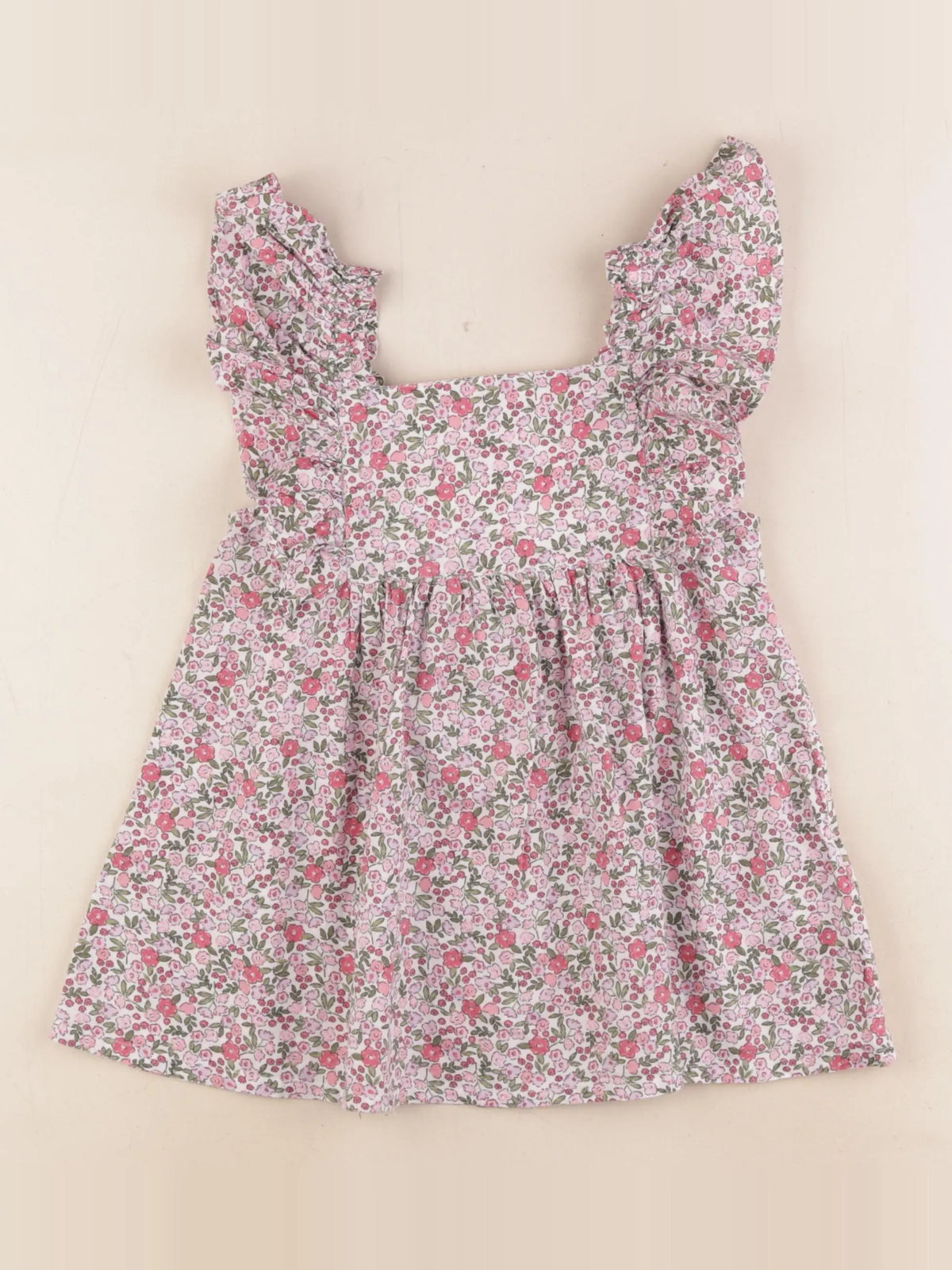 Vertbaudet - robe multicolore - 2 ans