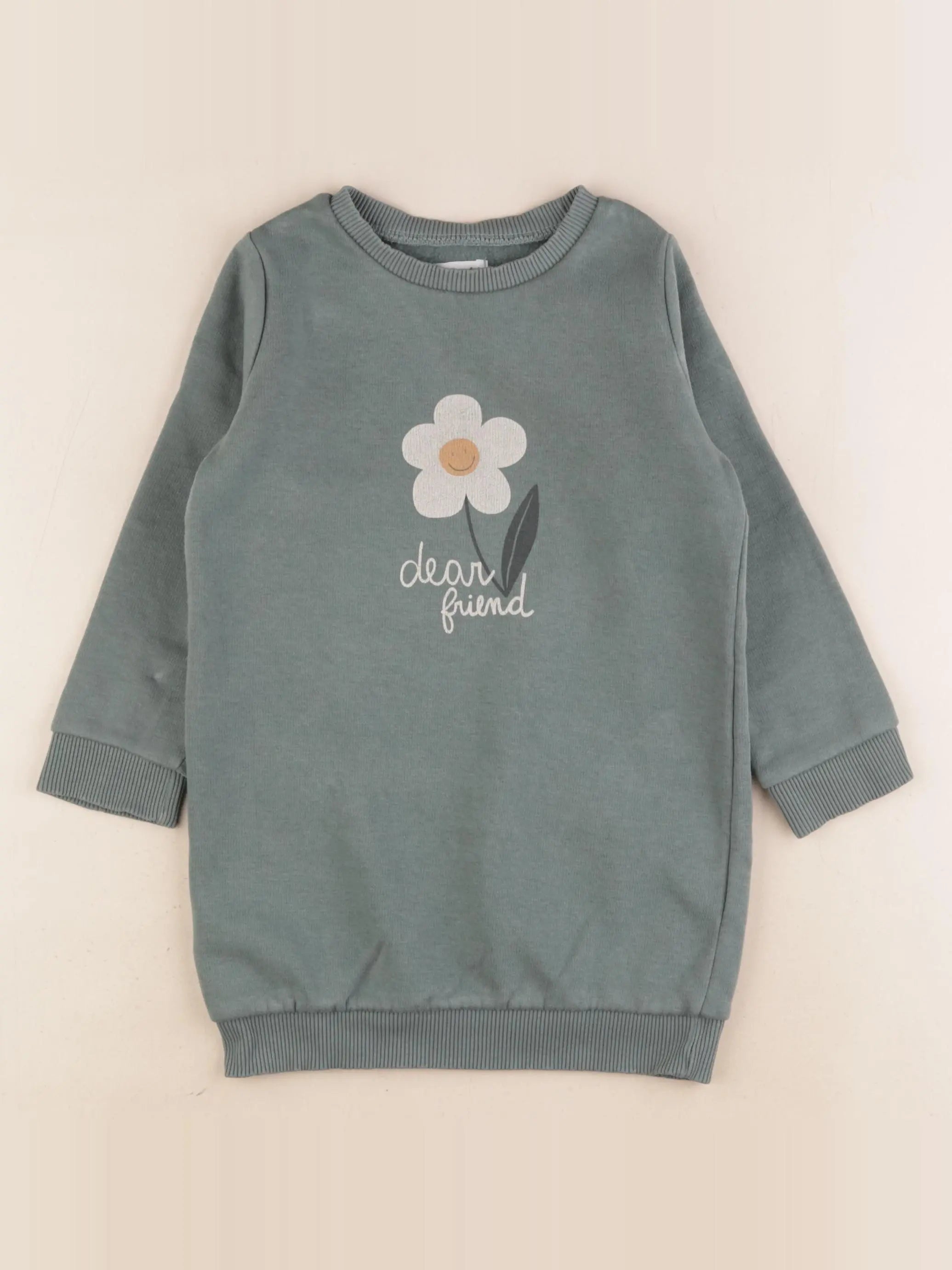 Vertbaudet - robe vert - 3 ans