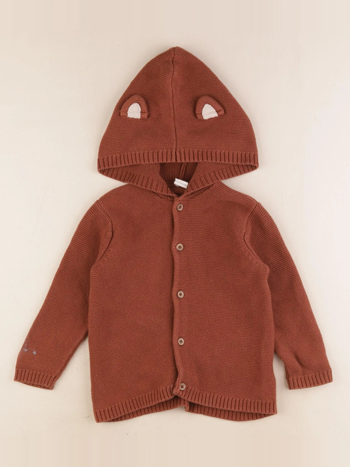 H&M - gilet marron - 18/24 mois