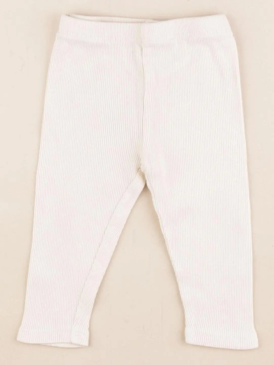 Vertbaudet - legging beige - 12 mois
