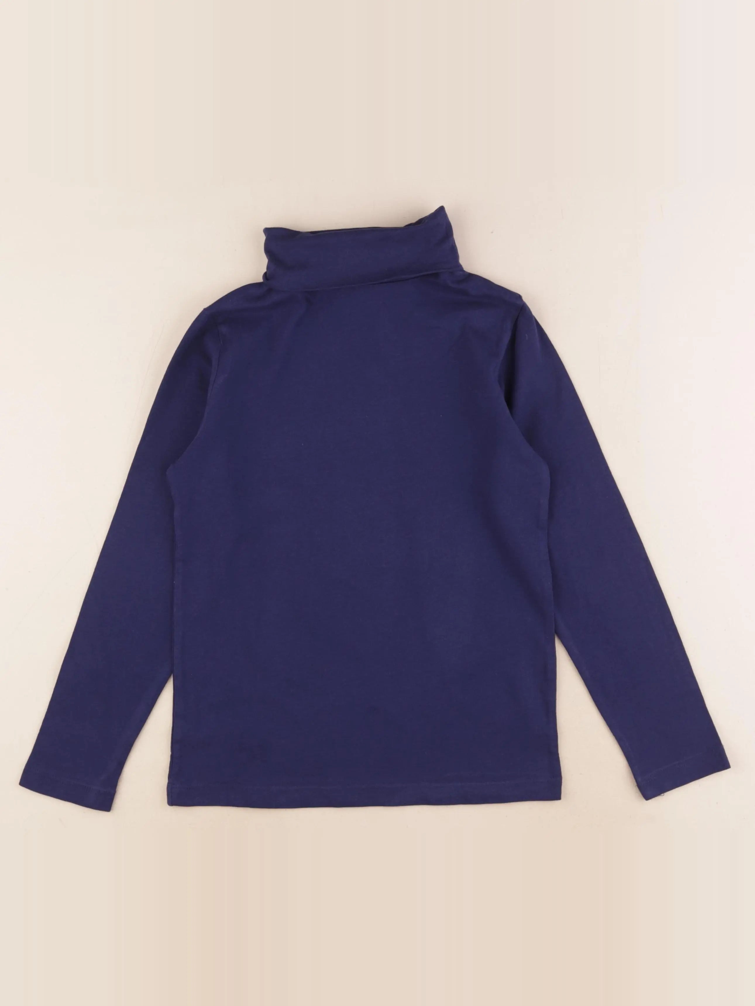 Monoprix - sous-pull bleu - 8 ans