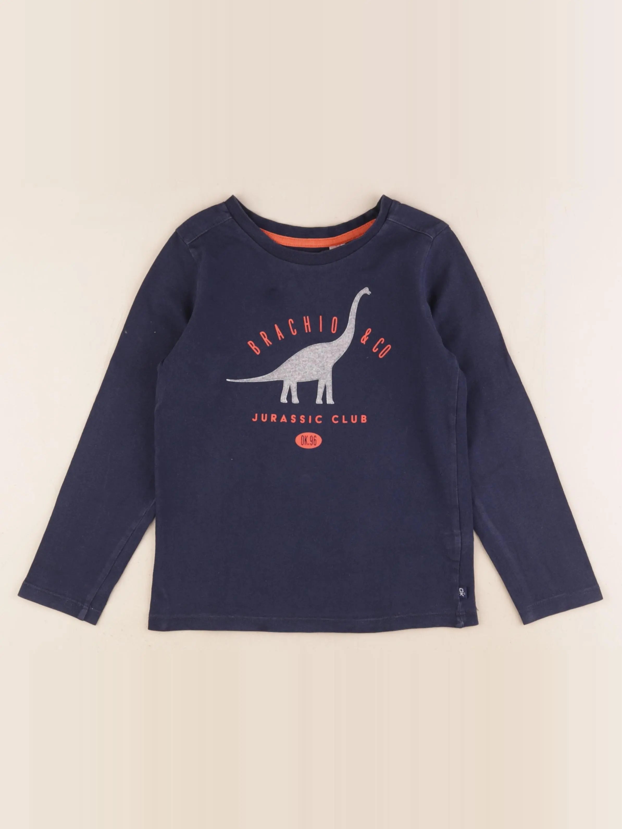 Okaidi - tee-shirt bleu - 5 ans