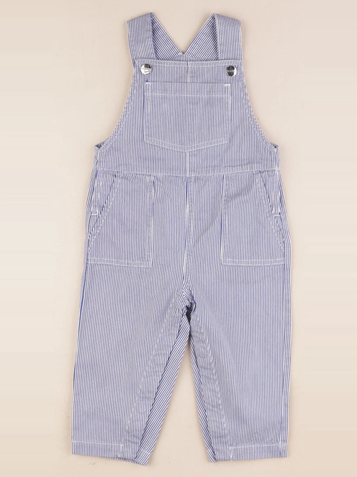 Jacadi - salopette blanc, bleu - 18 mois