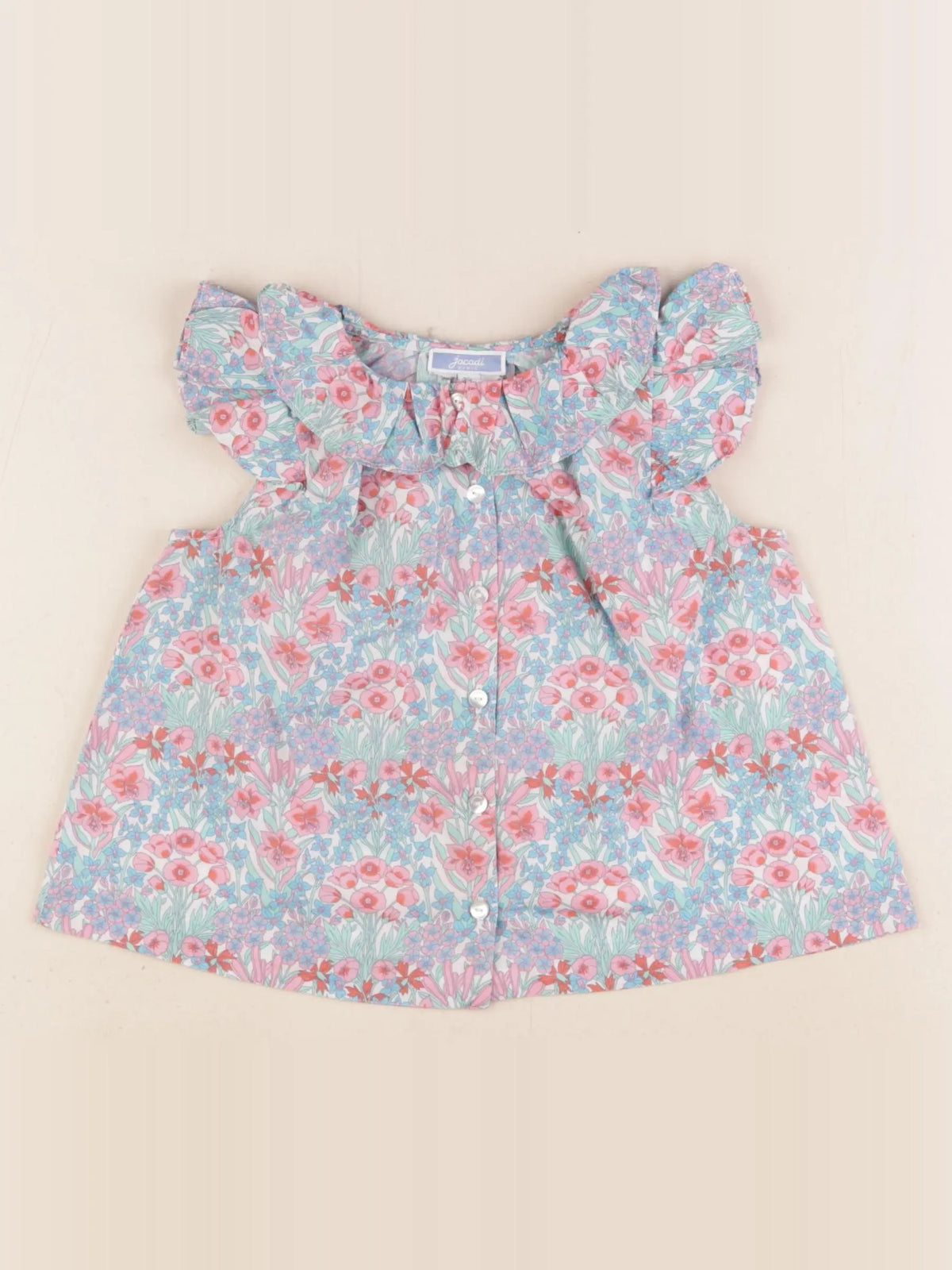 Jacadi - blouse liberty multicolore - 3 ans