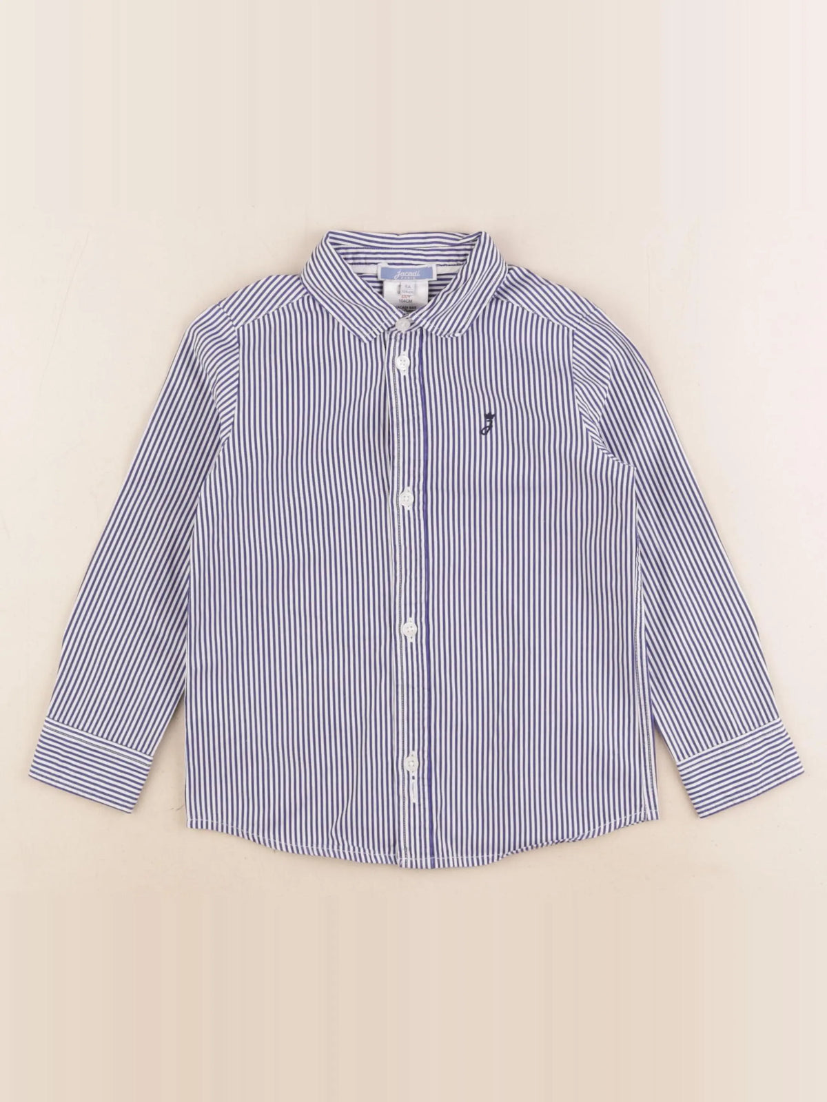 Jacadi - chemise bleu, blanc - 4 ans