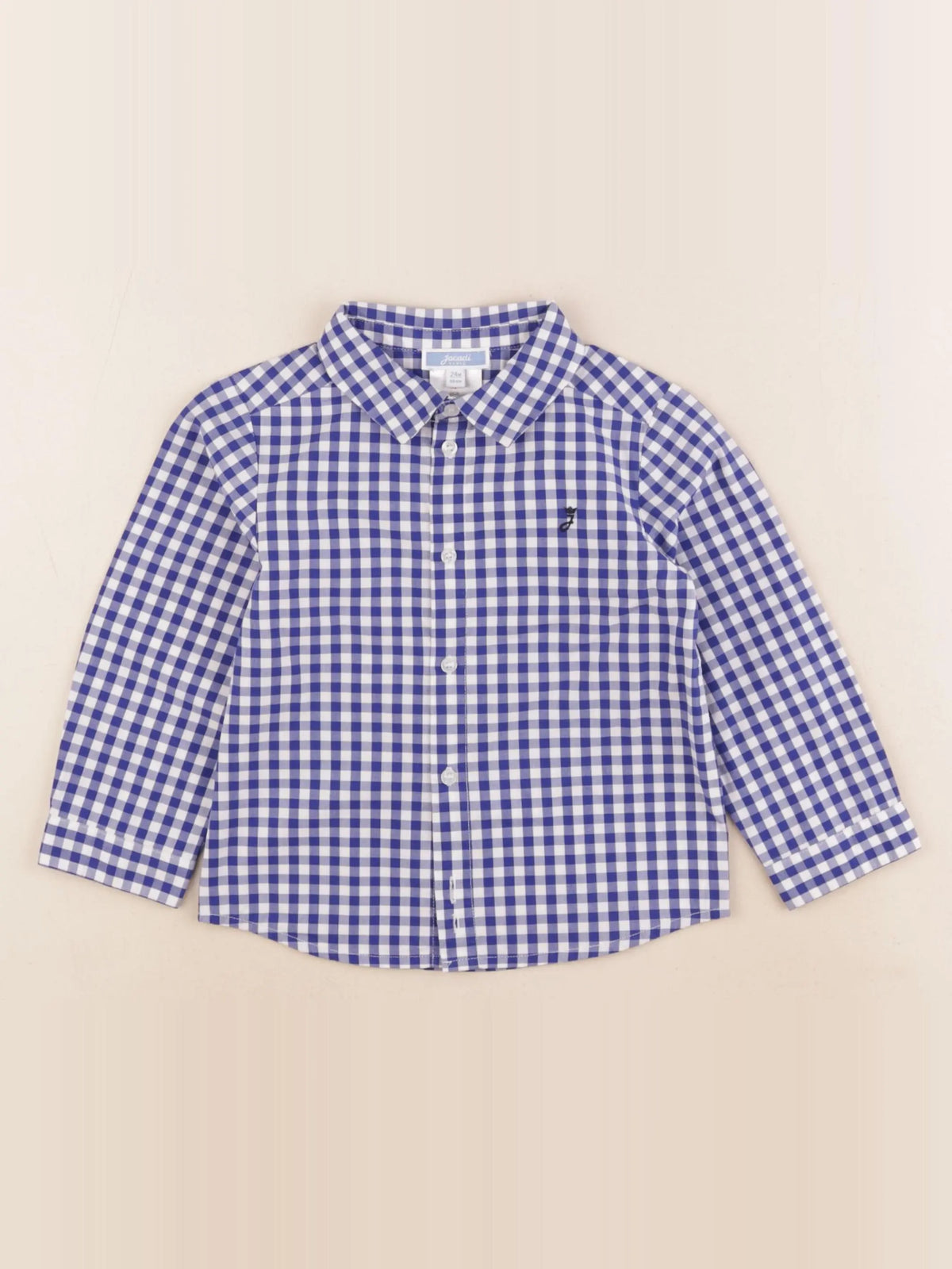 Jacadi - chemise bleu, blanc - 2 ans