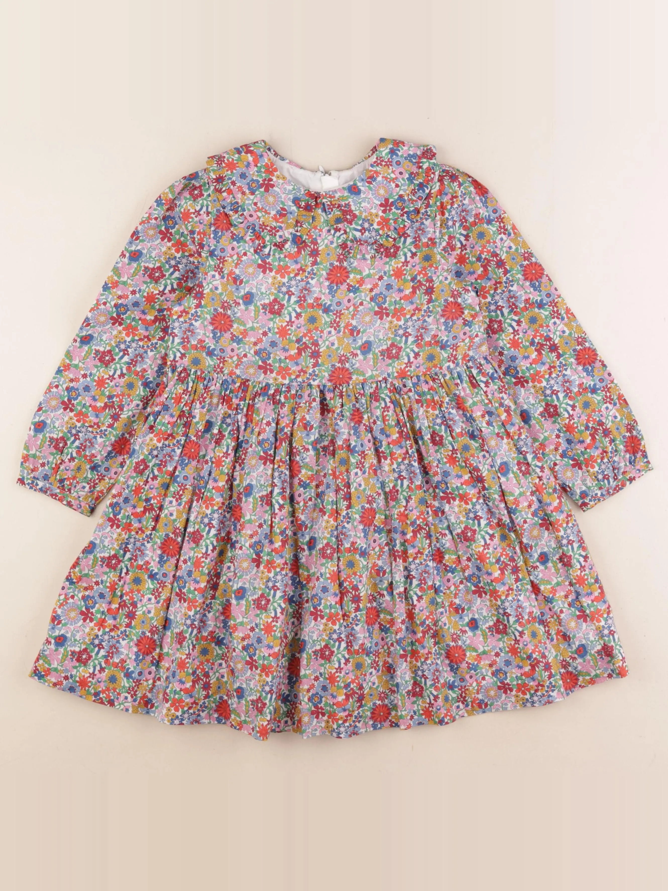 Jacadi - robe liberty multicolore - 5 ans