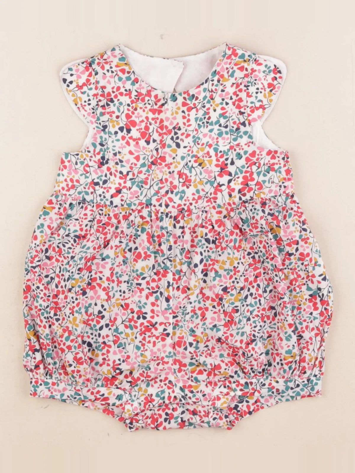 Jacadi - combinaison liberty multicolore - 1 an