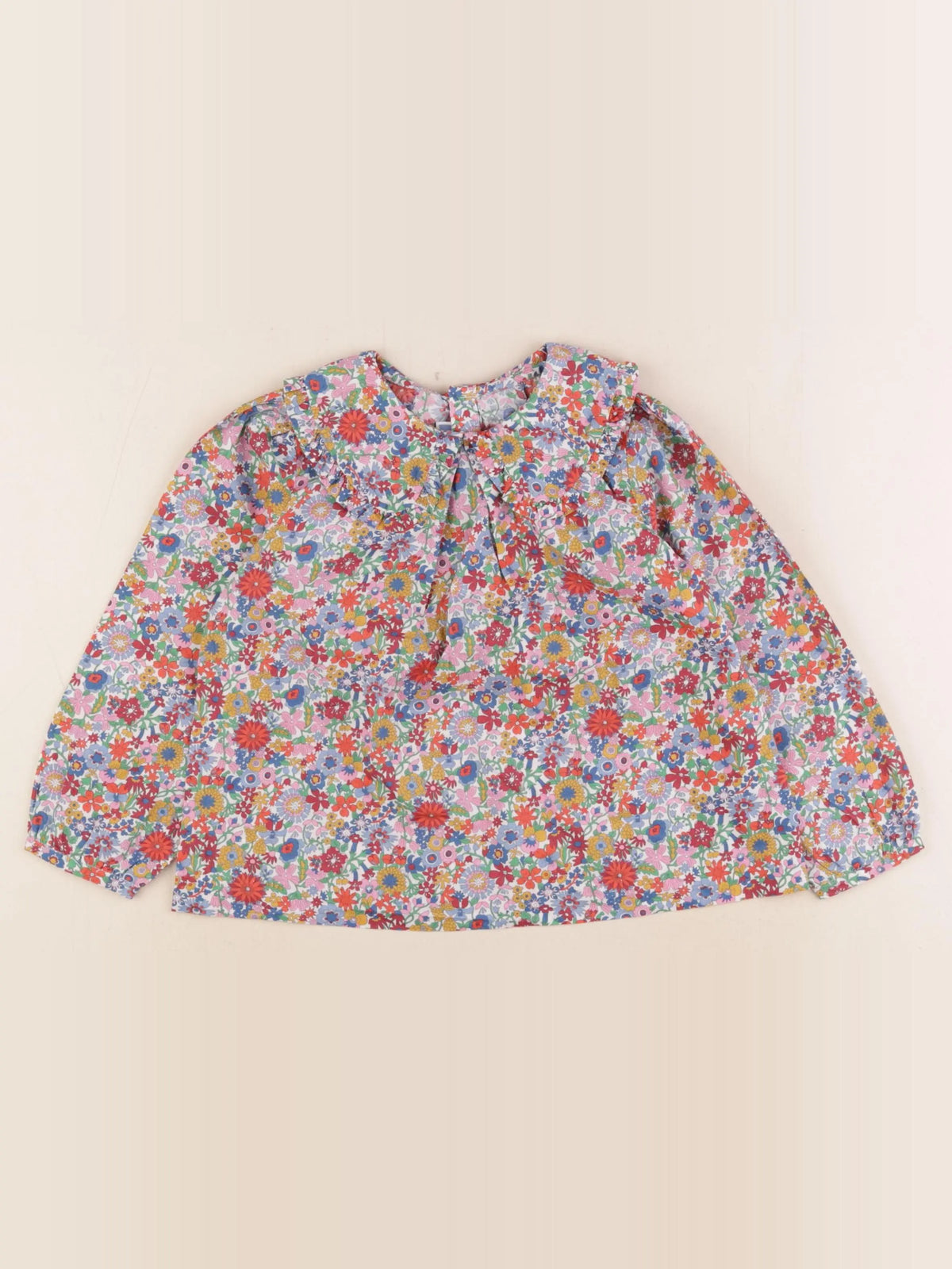 Jacadi - blouse liberty multicolore - 4 ans